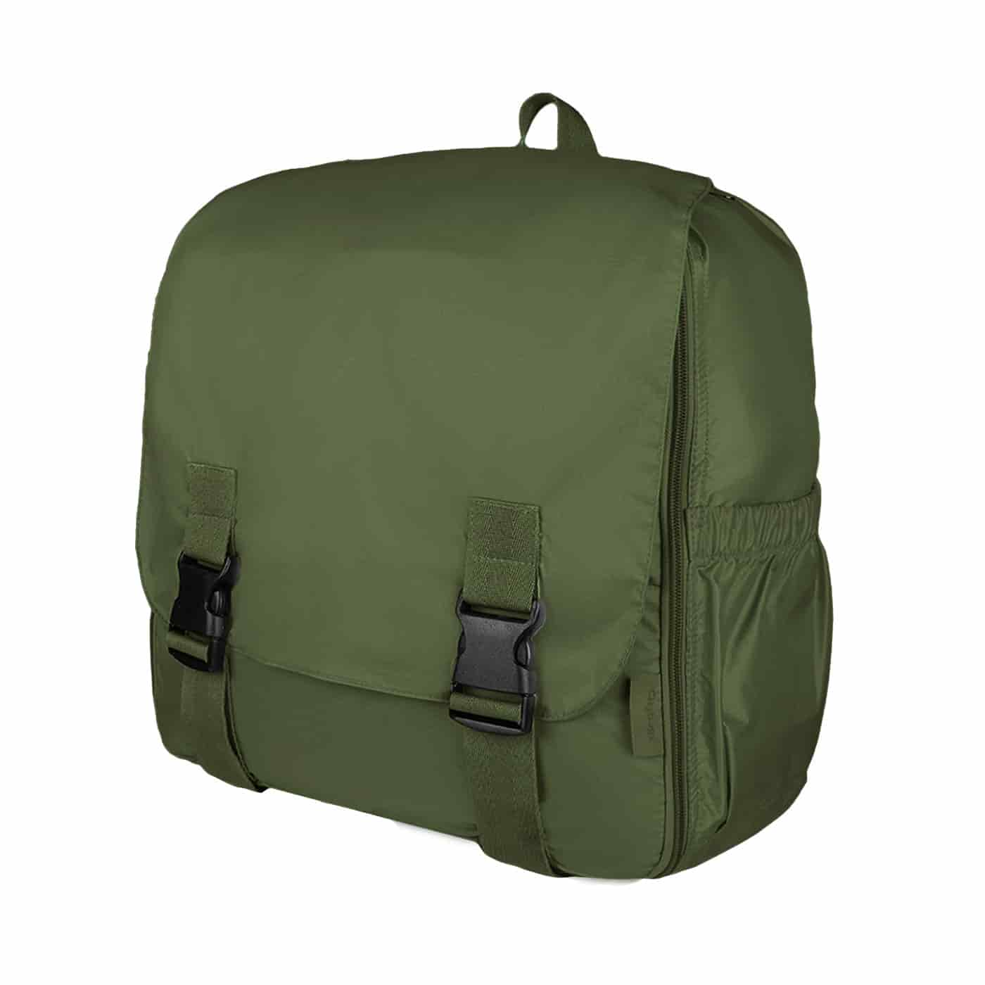 Morral Cabina Tapa Citybags Verde Militar - miniatura 1