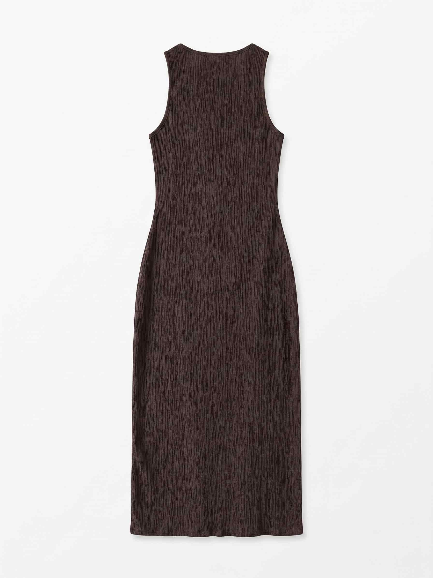 LONG TANK DRESS - BROWN - miniatura 13