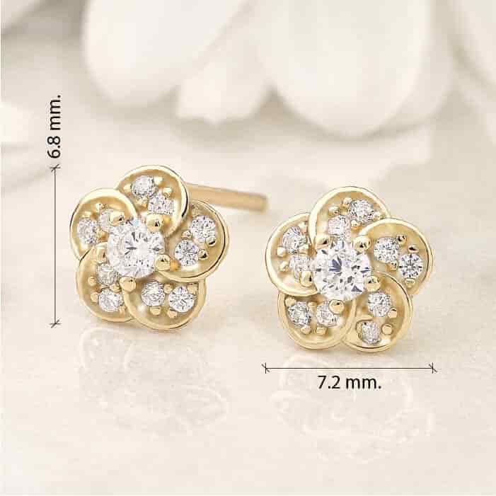 Aretes Flower - miniatura 2