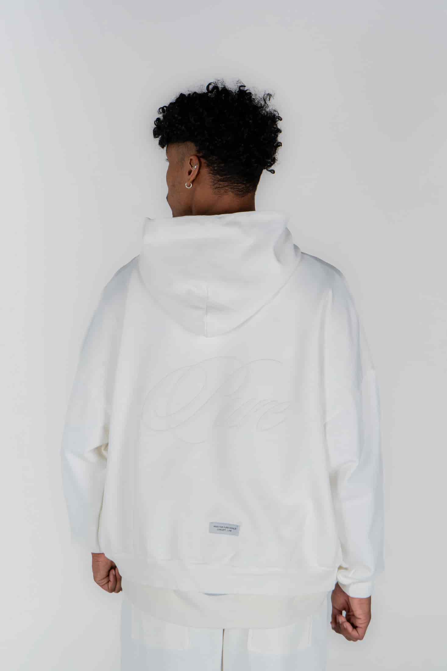 Basic Ivory Hoodie - miniatura 3