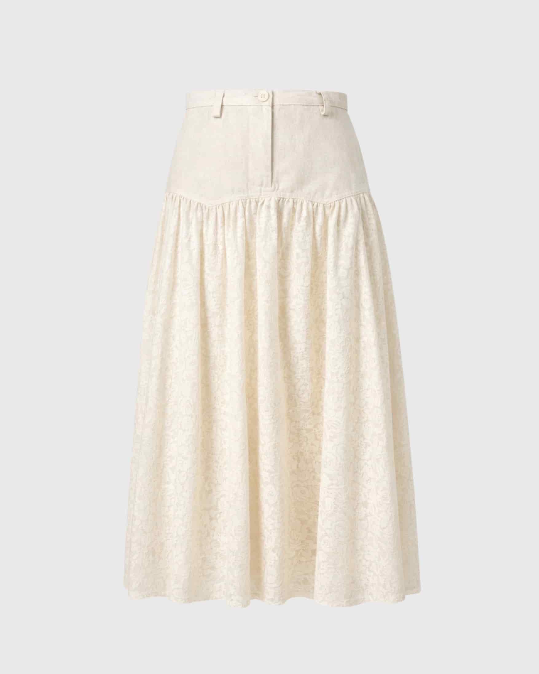 SAND LACE SKIRT - miniatura 1