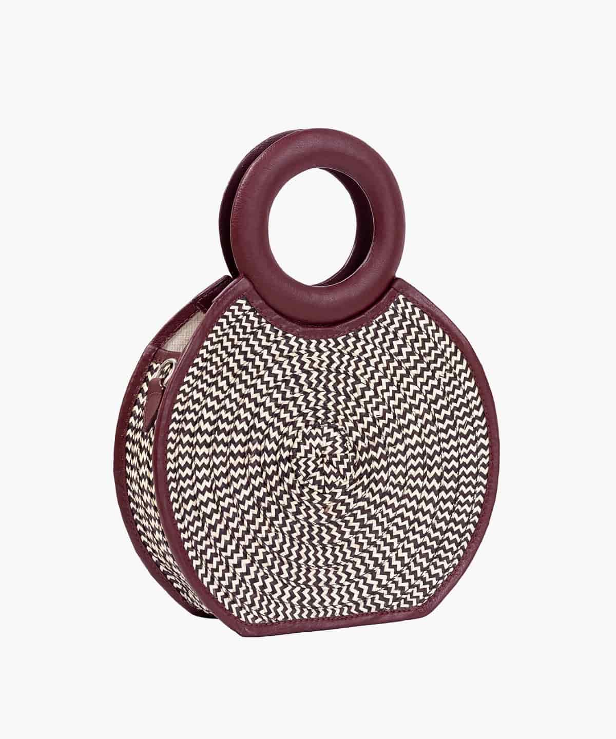 Zenú in Raffia and Leather - miniatura 4