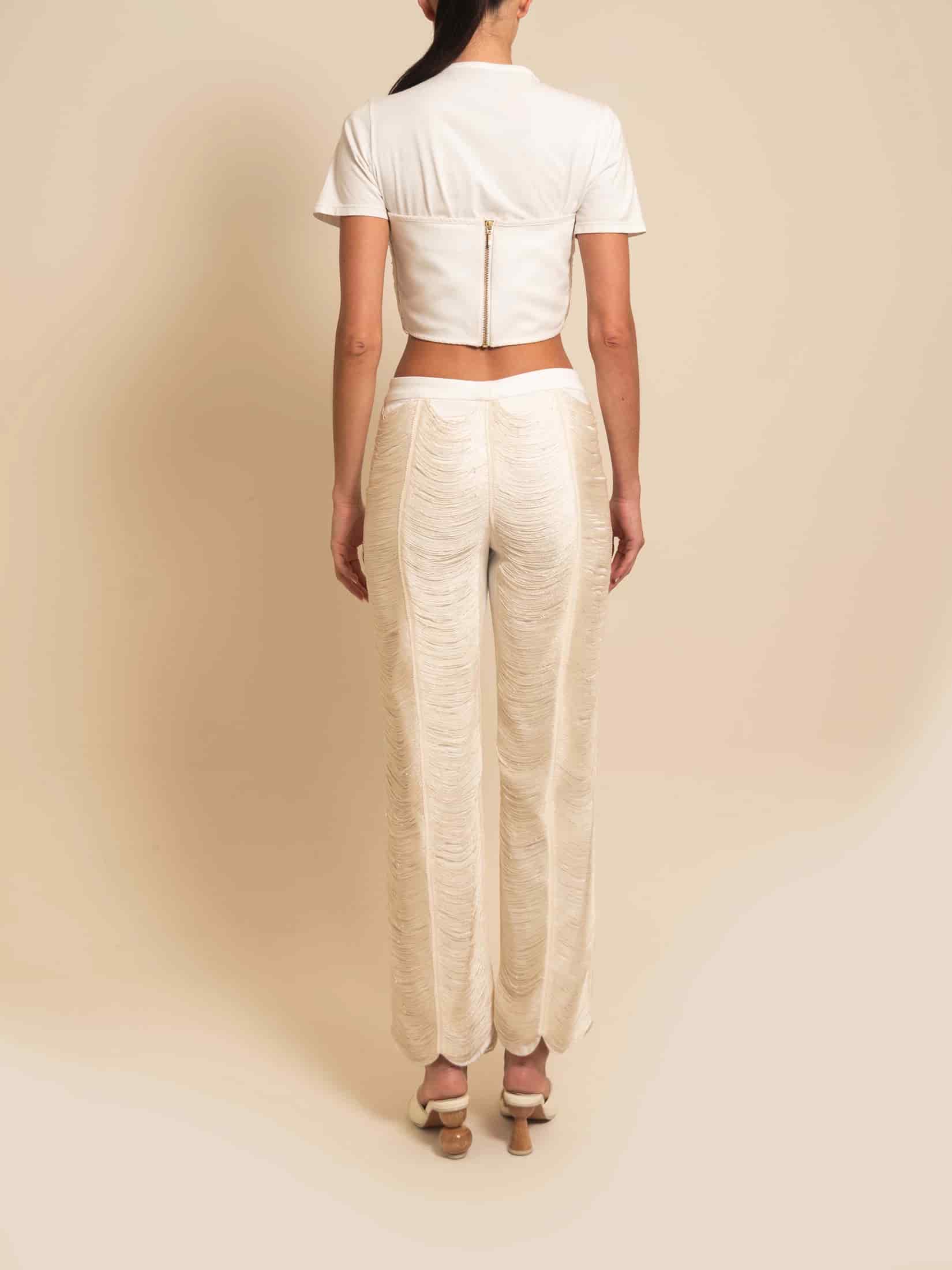SIMONE PANT IVORY - miniatura 3