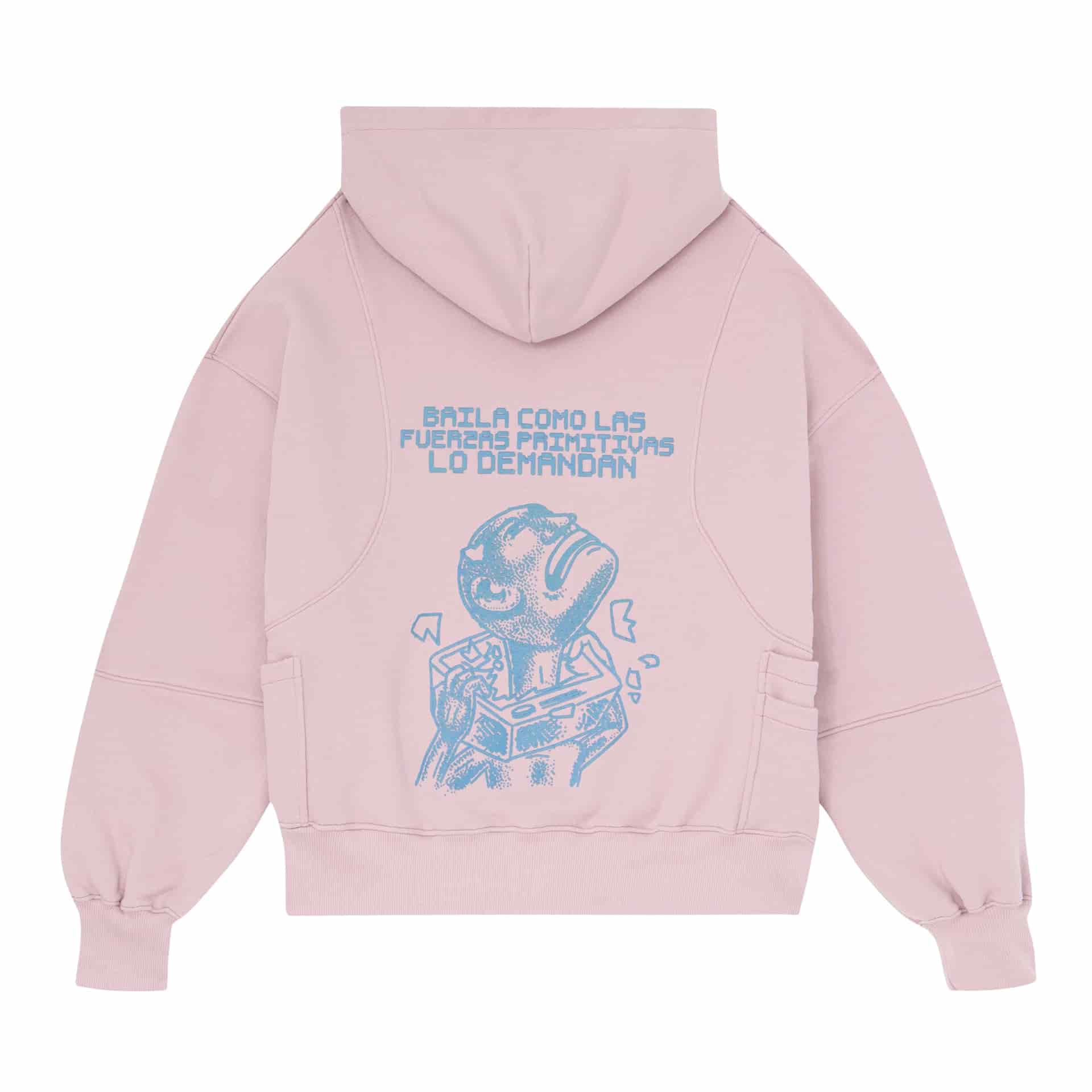 HOODIE JNF X ENTROPIA ROSADO - miniatura 2