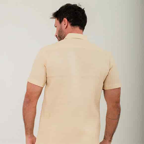 CAMISA MC 100% LINO HOMBRE - miniatura 5