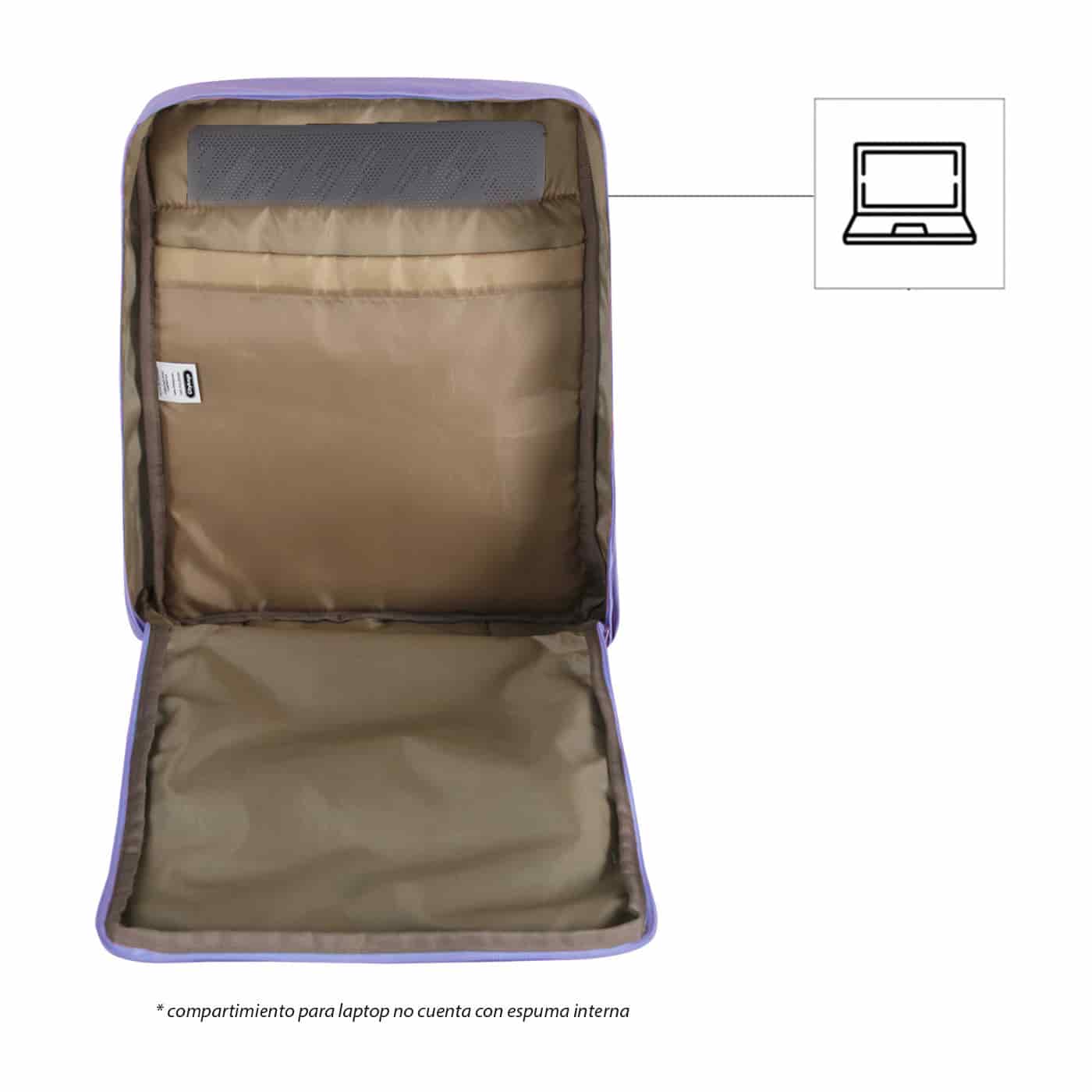 Morral Plegable Active Citybags Lila Ligero y Resistente - miniatura 6