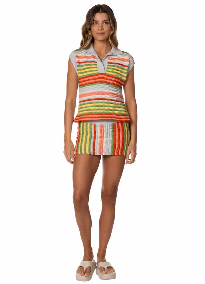 Maaji Deep Sea Lines Aluna Short Skirt - miniatura 4