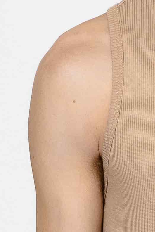 Hi-Neck Tank Top - Nude - miniatura 6