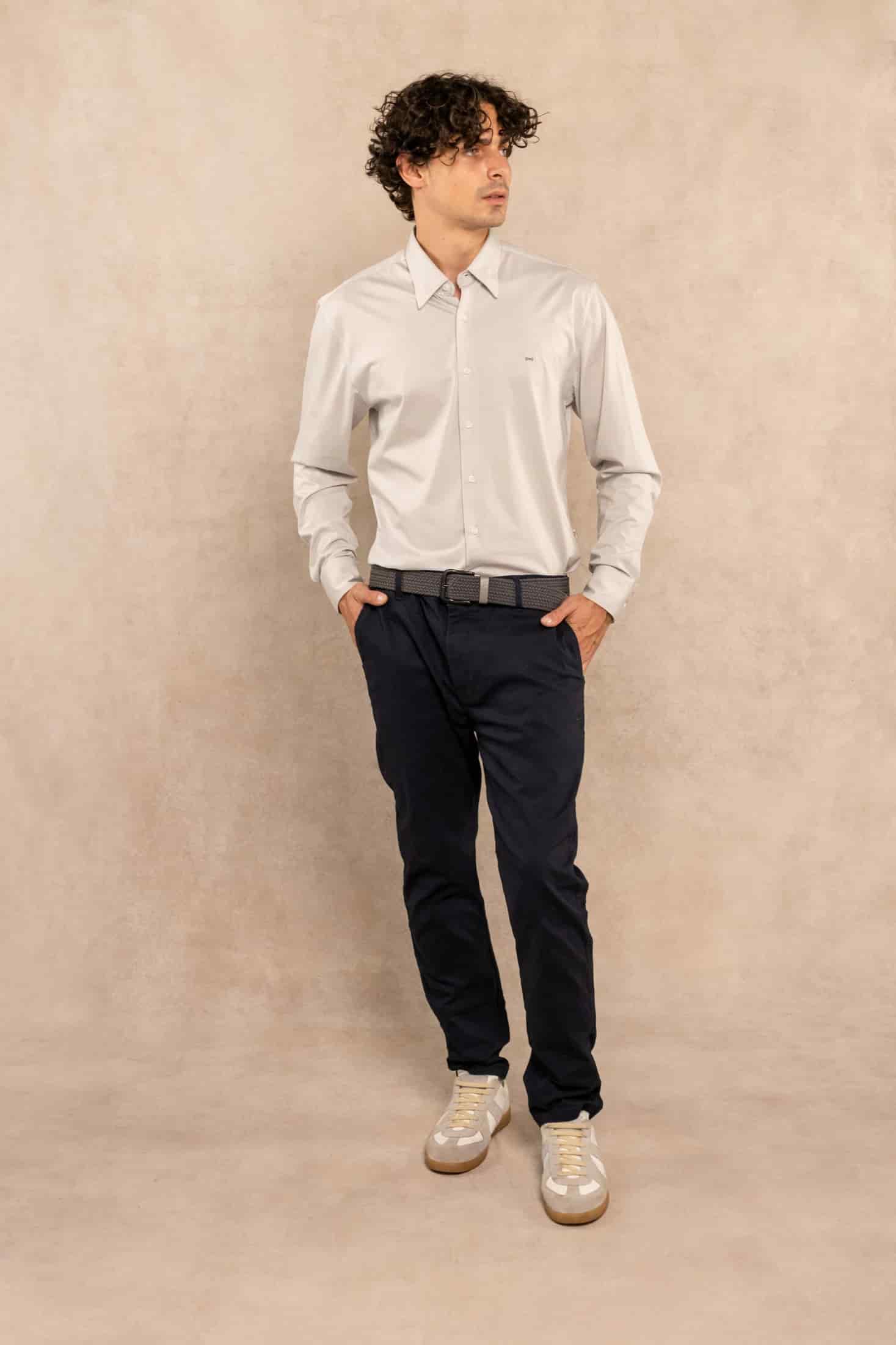 Camisa Jersey Gris - miniatura 2