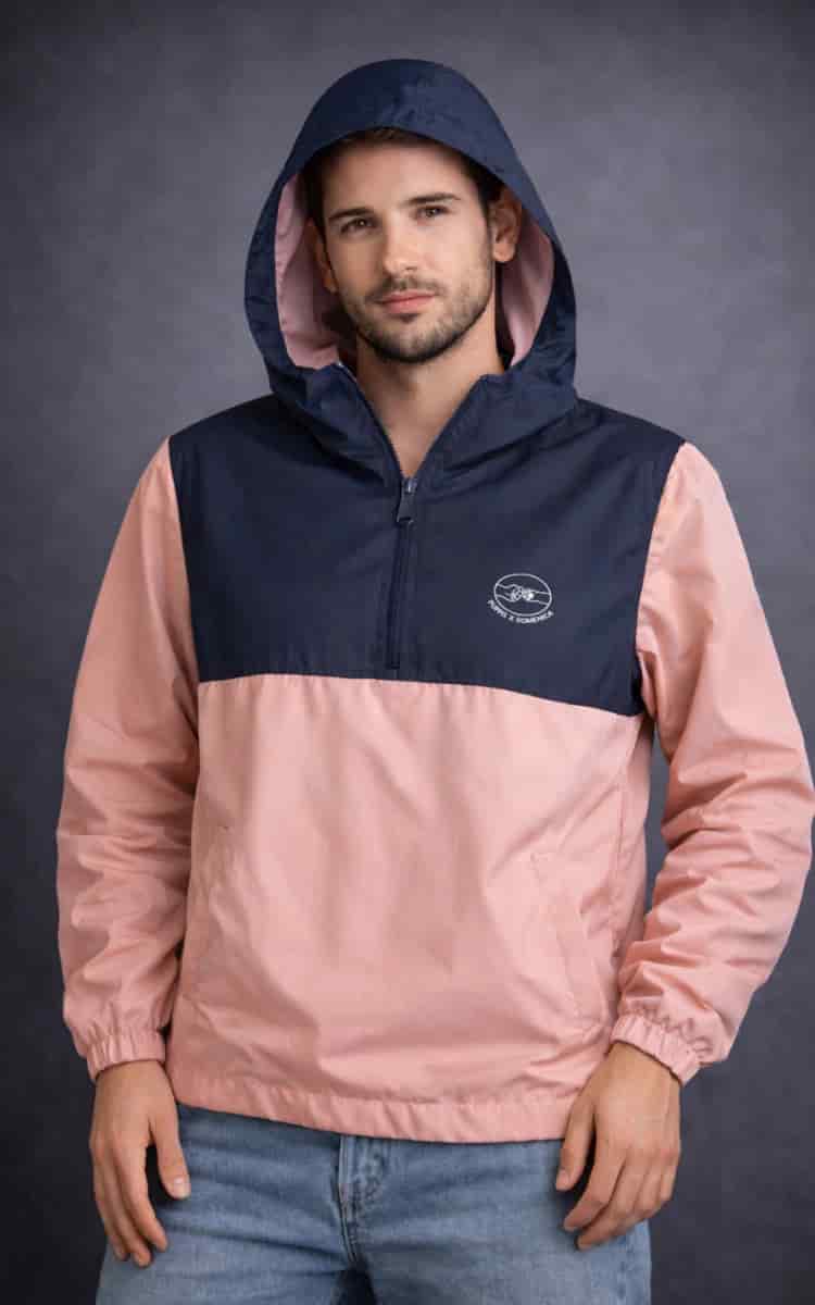 CHAQUETA ROMPEVIENTOS AZUL UNISEX - miniatura 3