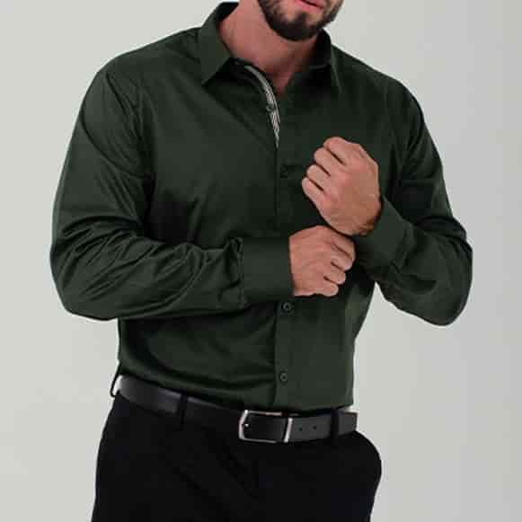 CAMISA ML 100% ALGODON HOMBRE - miniatura 9