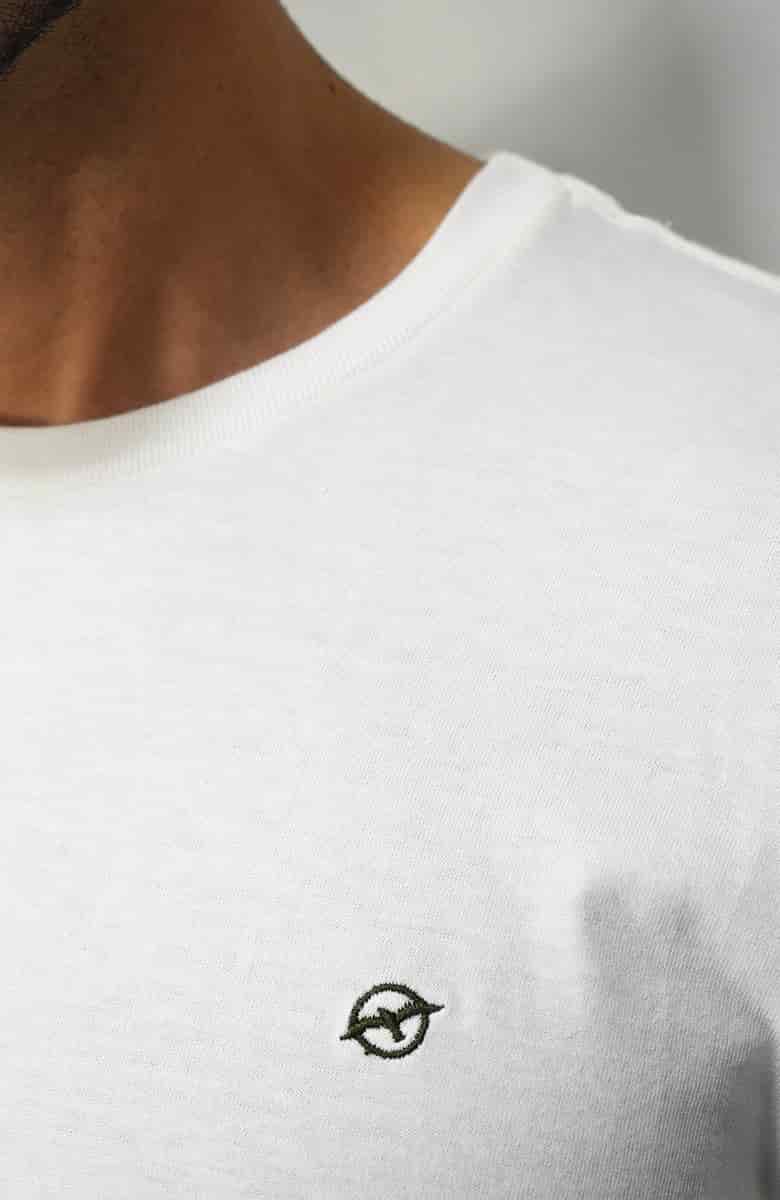 Camiseta básica Marfil para Hombre - miniatura 2