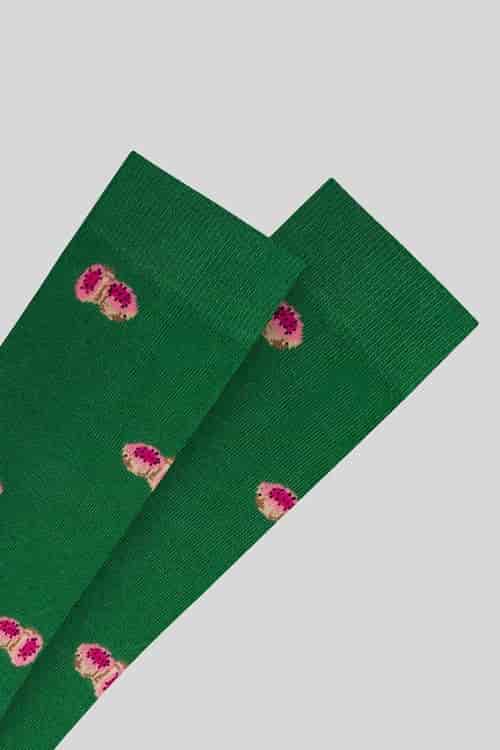 men's sock green kiwi - miniatura 1