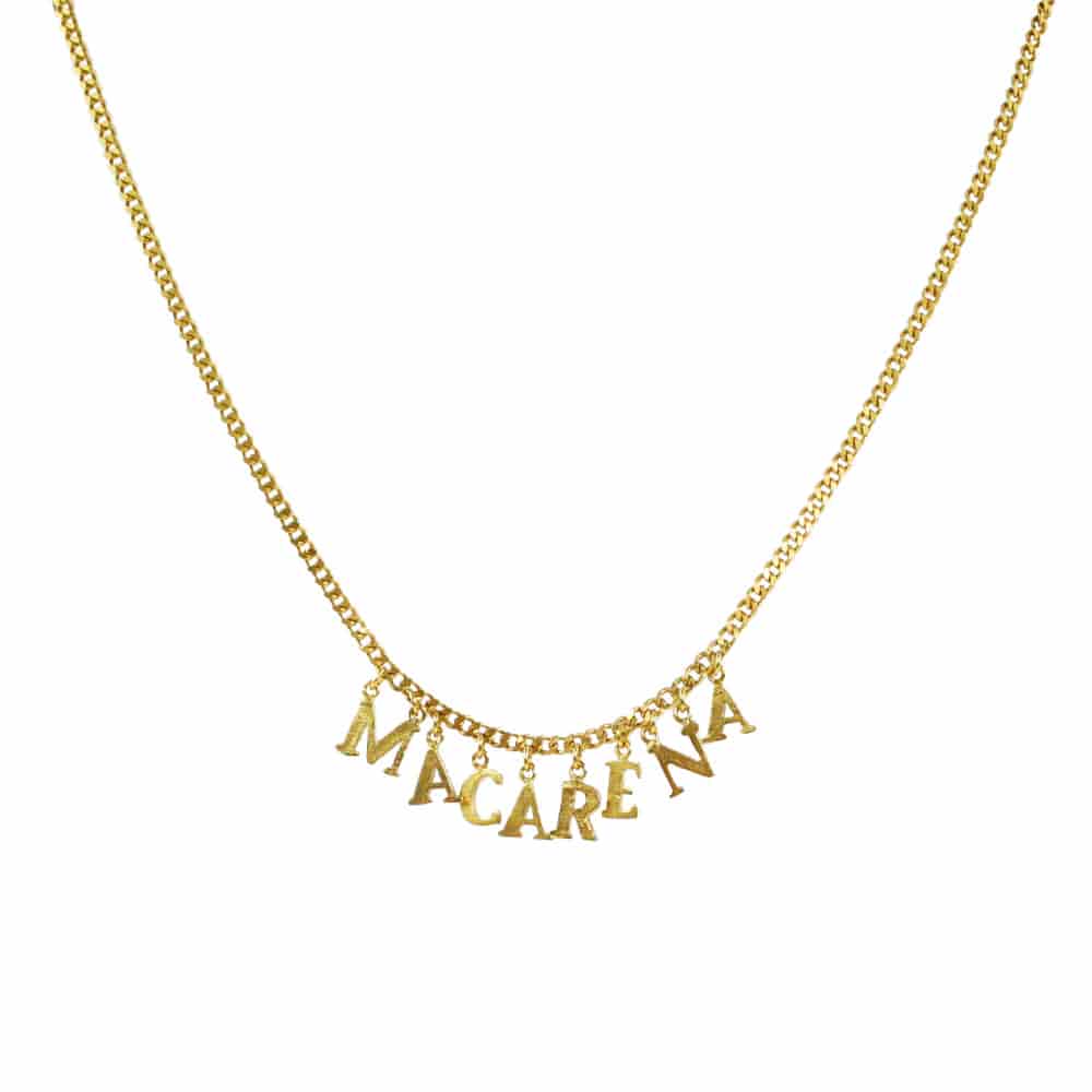 PreOrder Cadena 8 Letras Gold - miniatura 1