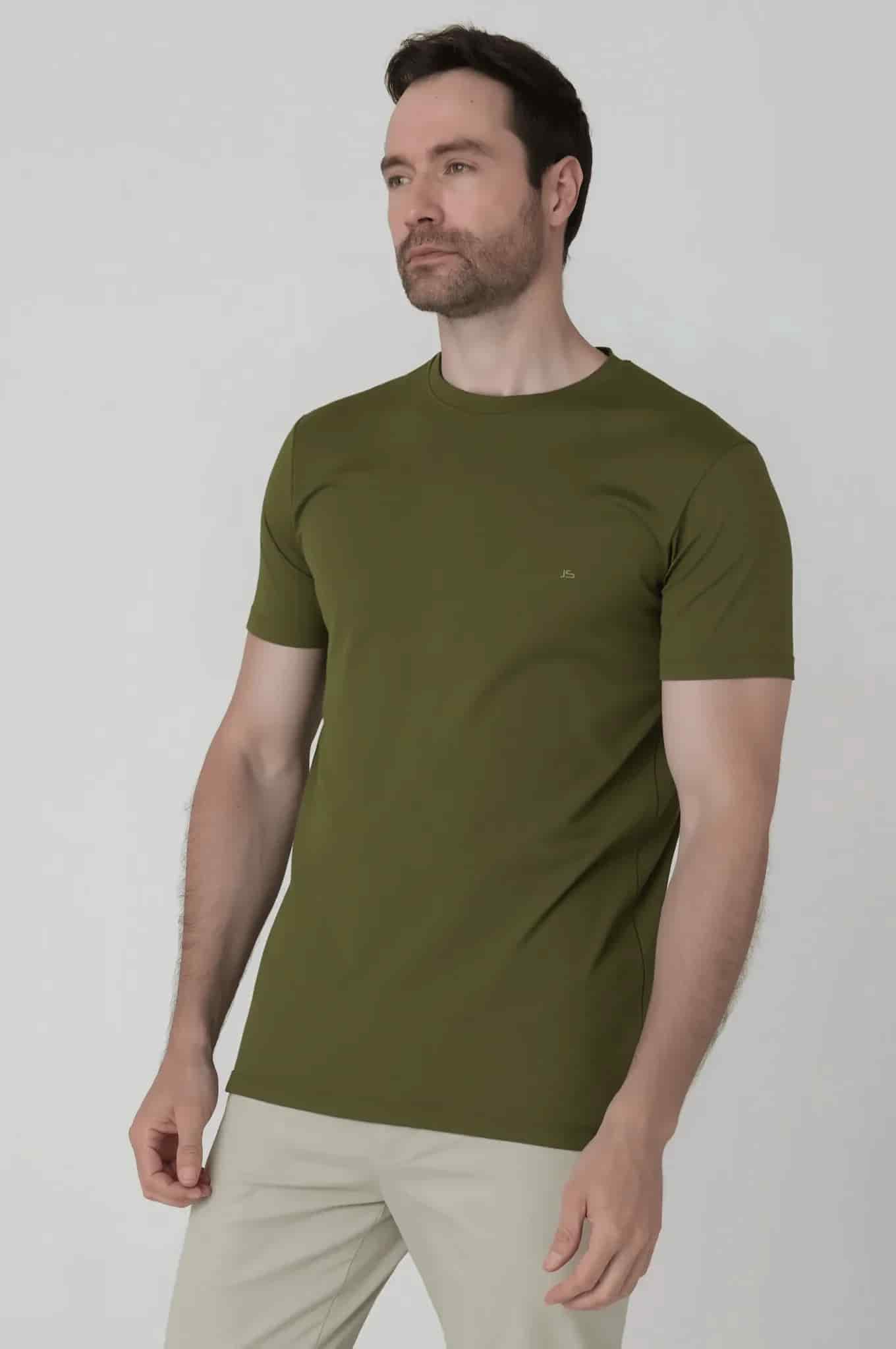 Camiseta cuello redondo para hombre Jon Sonen 020424008 - miniatura 7