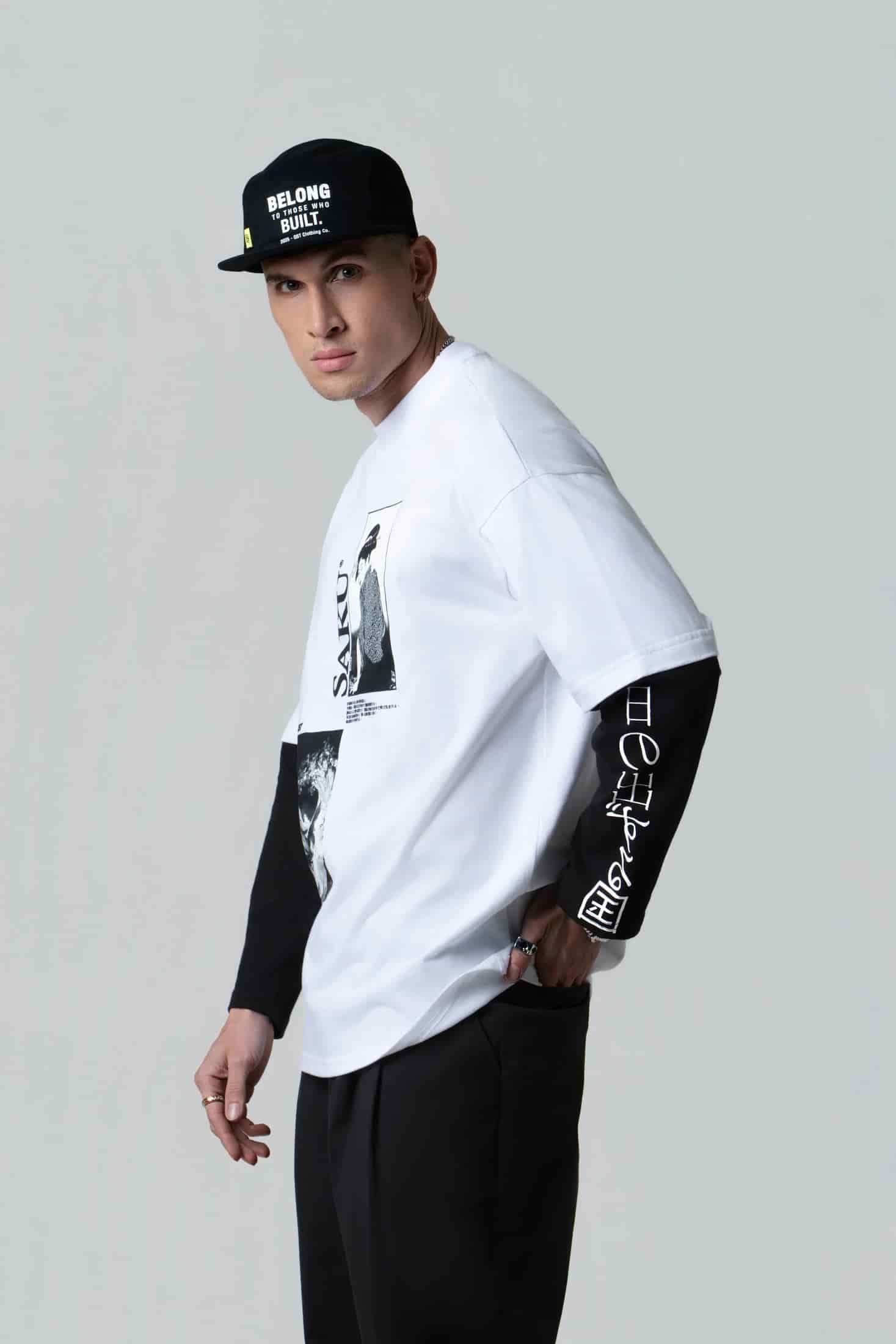 CAMISETA MANGA LARGA COLOR BLANCO BLANCO - miniatura 3