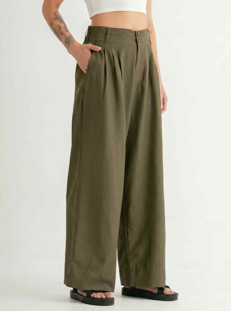 PANTALÓN CANVAS OLIVO - miniatura 6