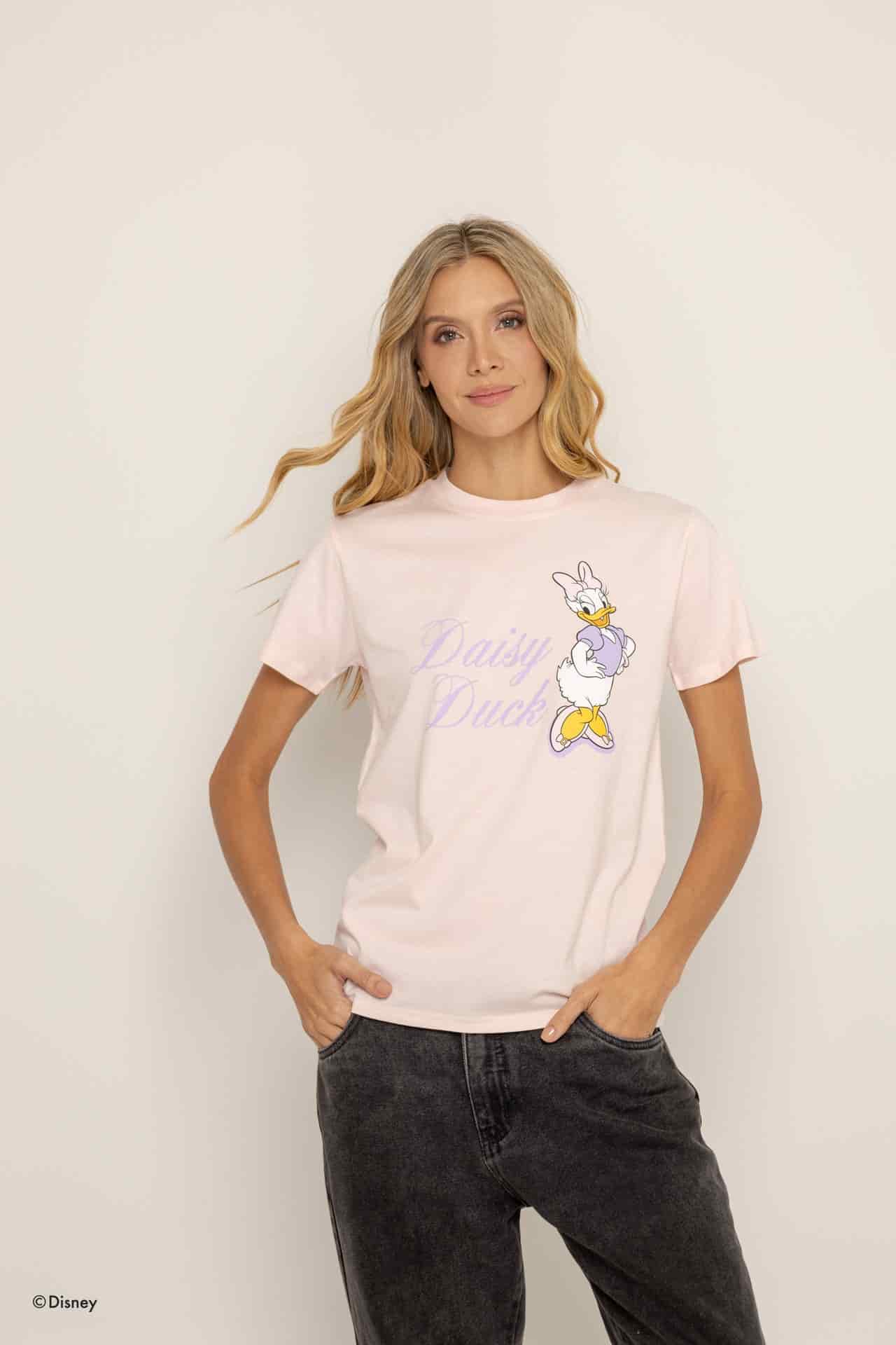 T-Shirt Rosa Daisy Duck - miniatura 4