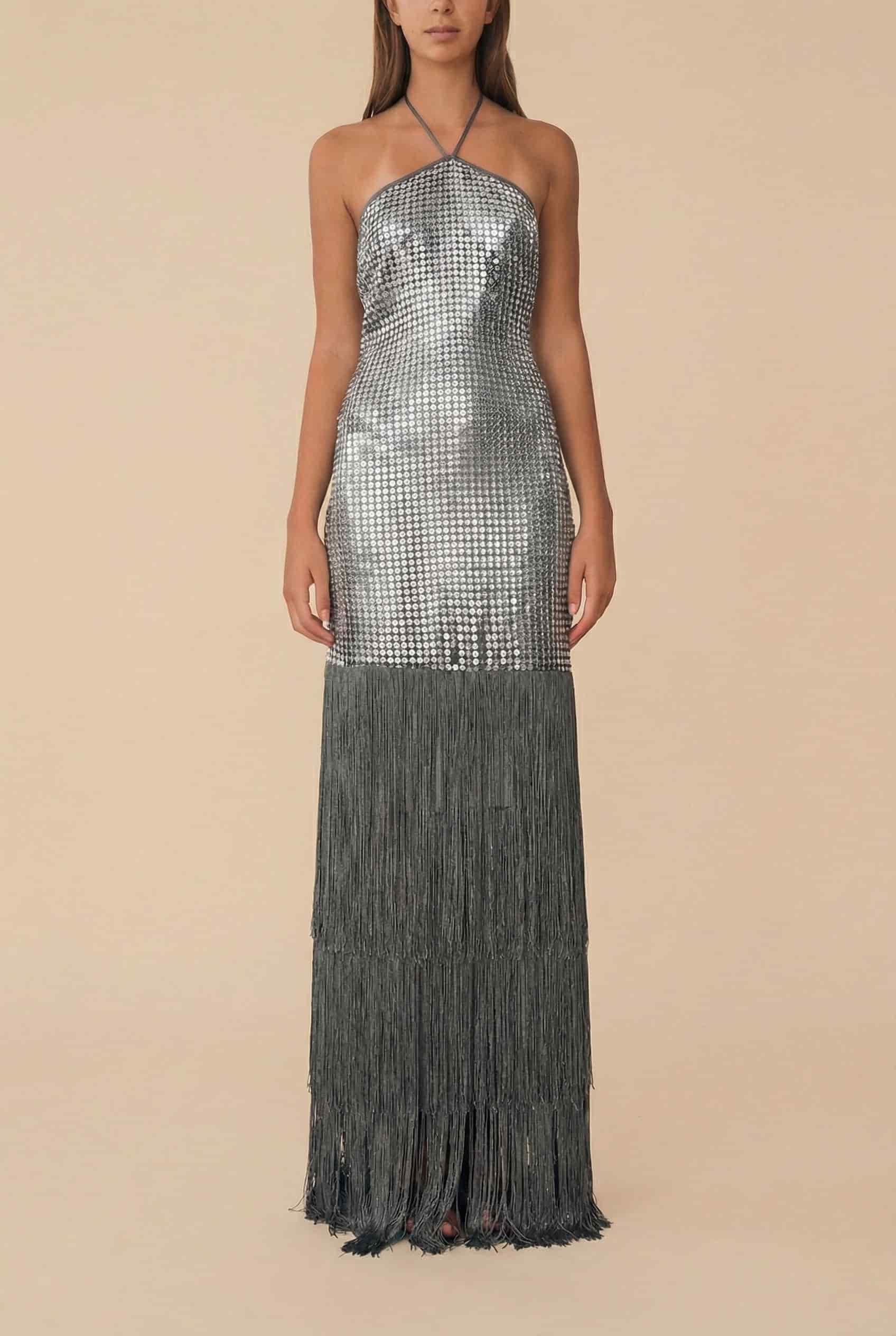 SARA DRESS SILVER - miniatura 2