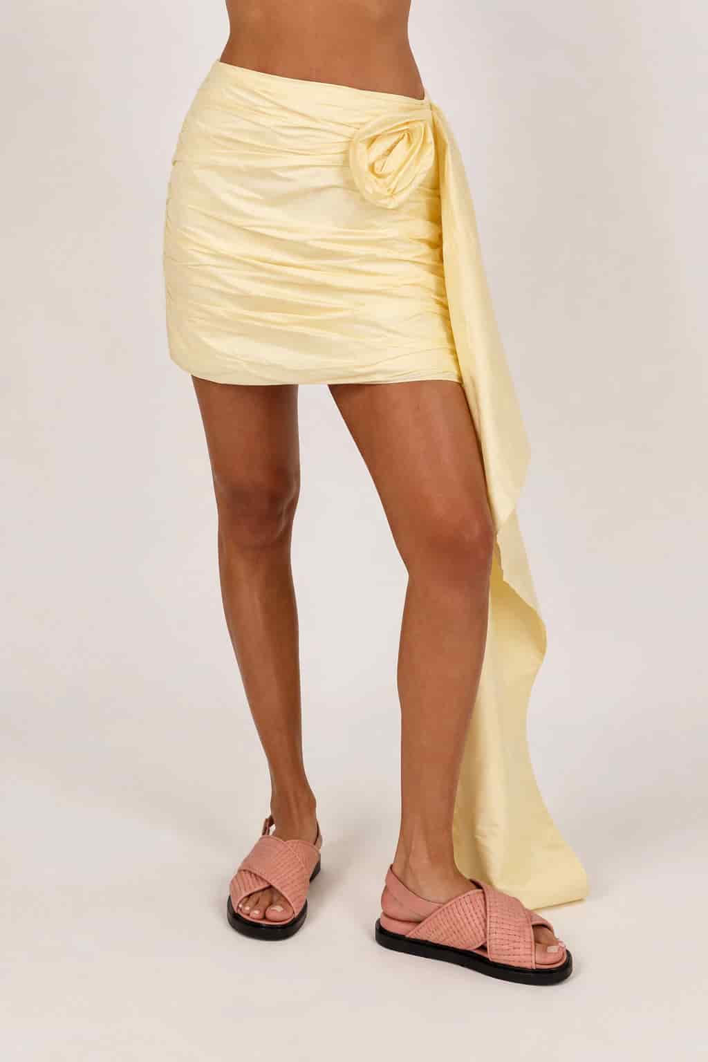 Rose Taffeta Skirt - miniatura 1
