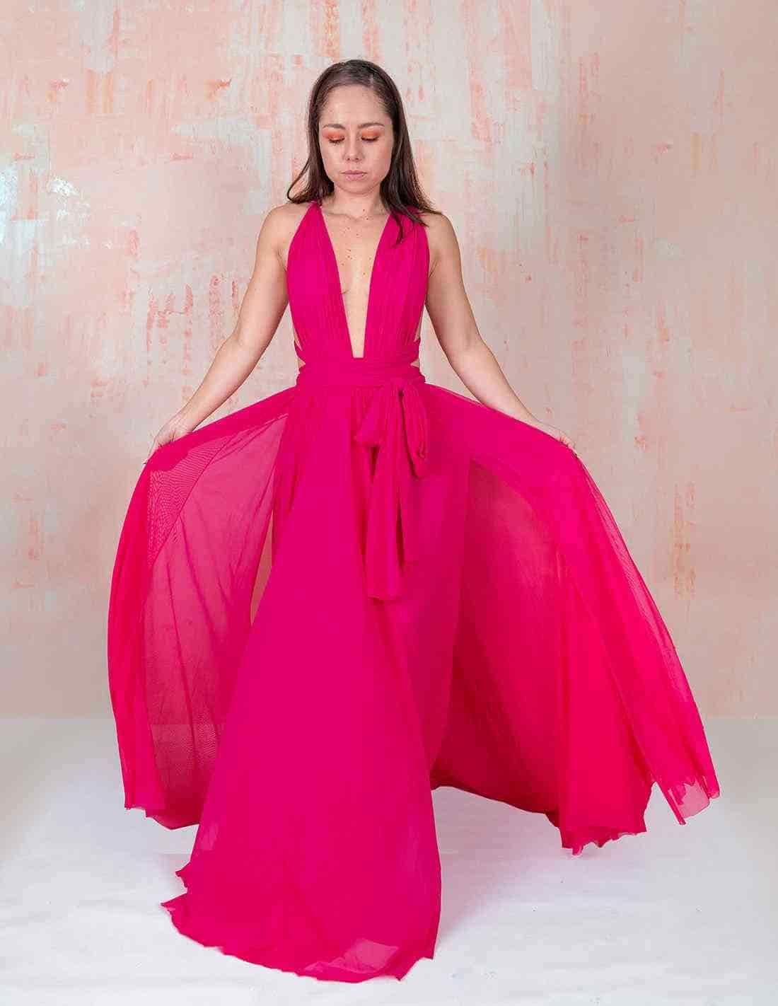 Vestido Hydra Fucsia - miniatura 5