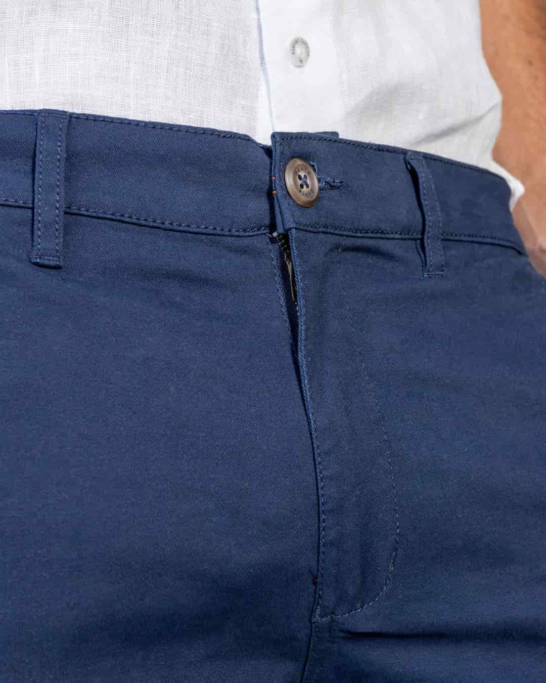 Bermuda Elastica Azul Navy - miniatura 3