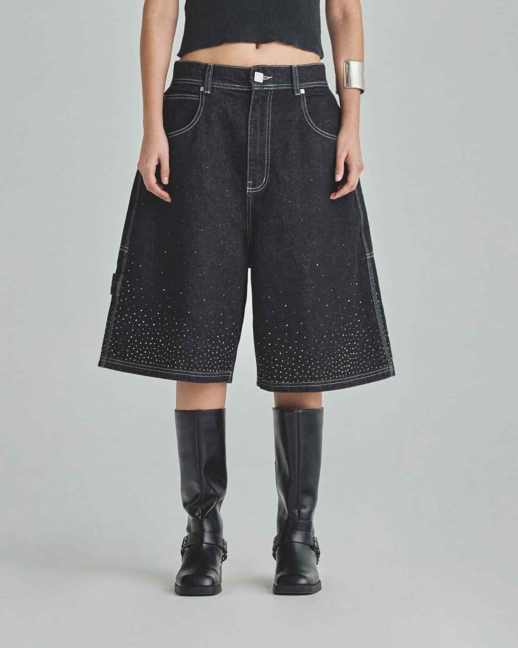 W Basics UNDRGLD Jorts Black - miniatura 2