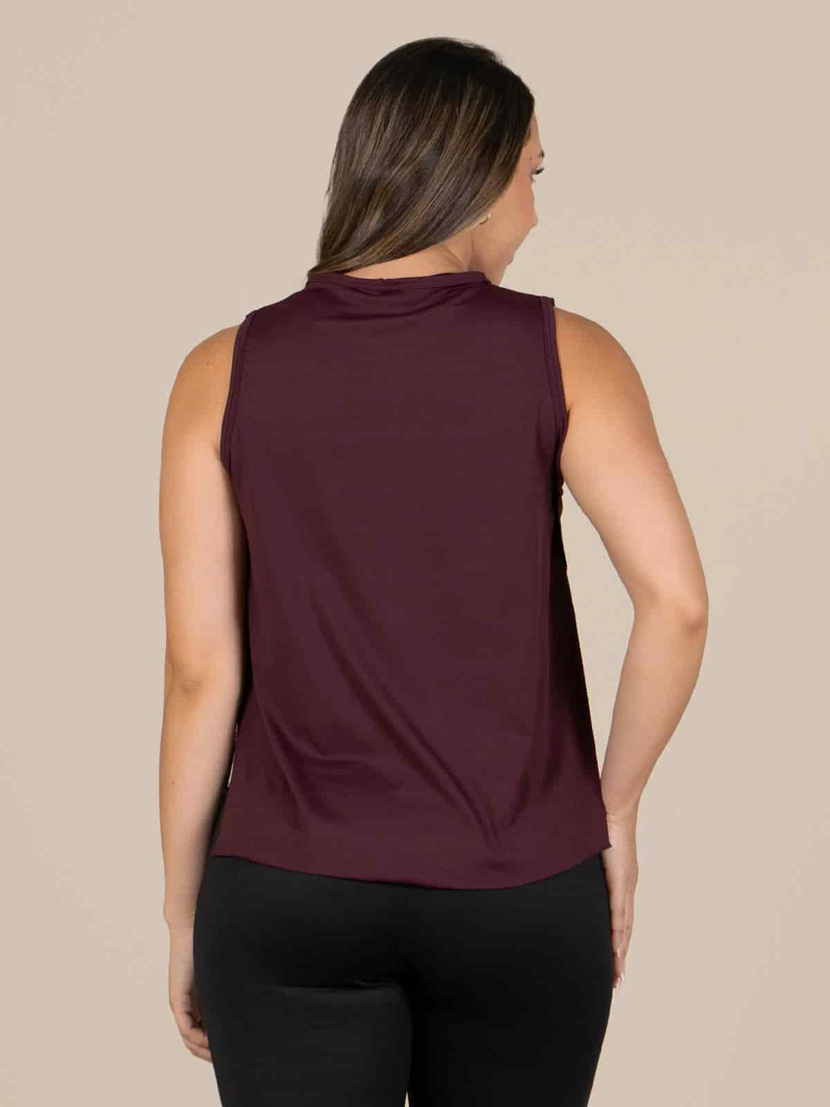 Blusa bonilla ibiza vinotinto - miniatura 3