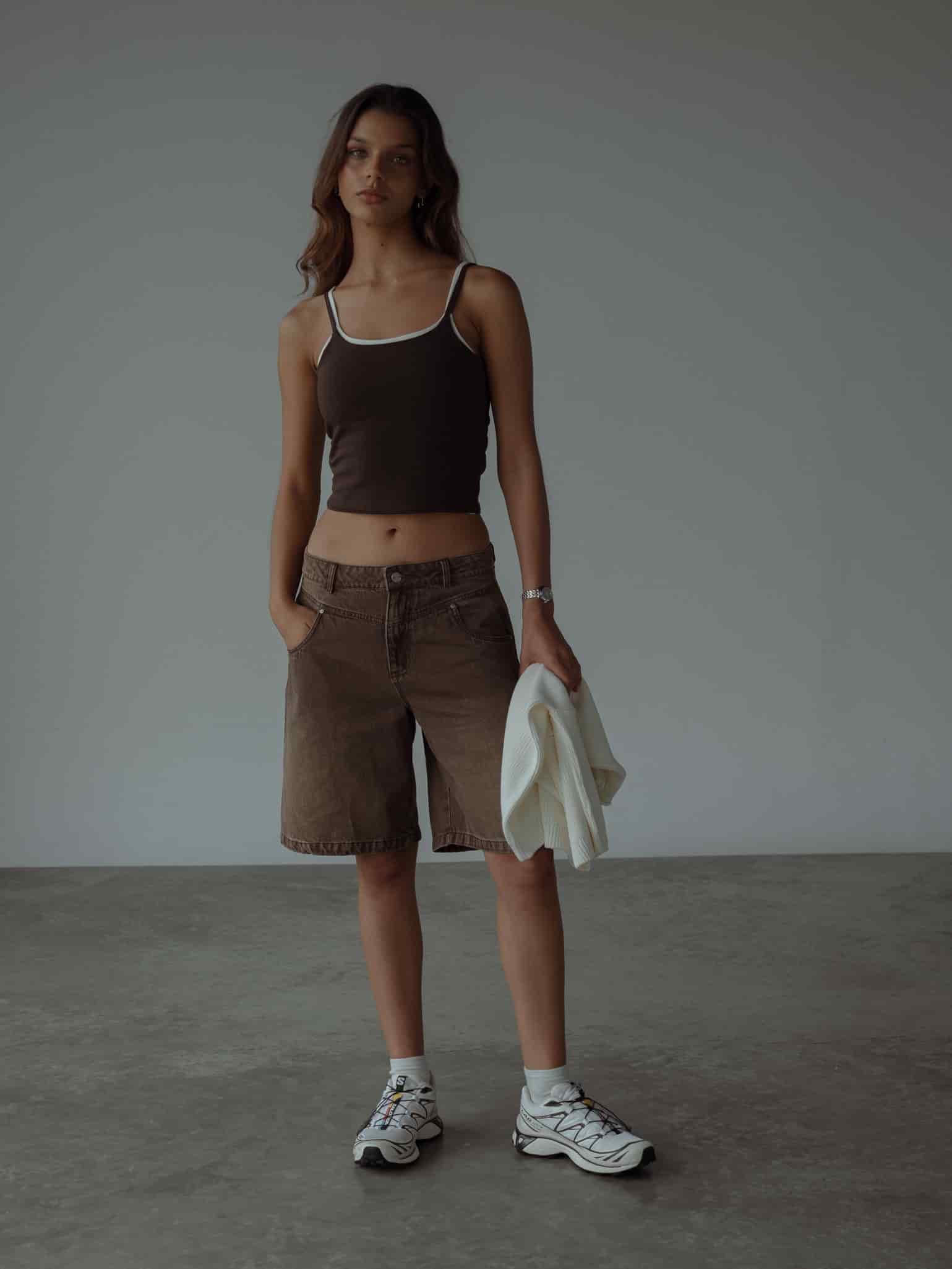 ESSENTIAL TANK TOP - ESPRESSO - miniatura 2