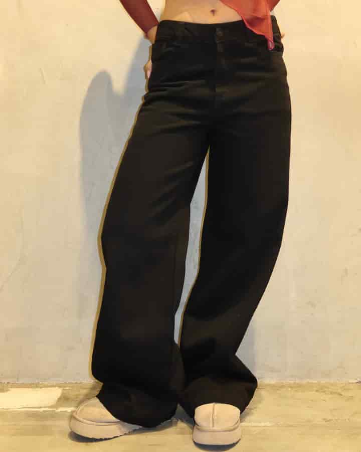 JEAN STRAIGHT BASIC NEGRO - miniatura 1