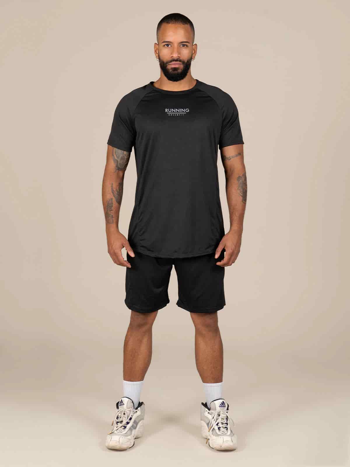 camiseta hombre active berlin negra - miniatura 3