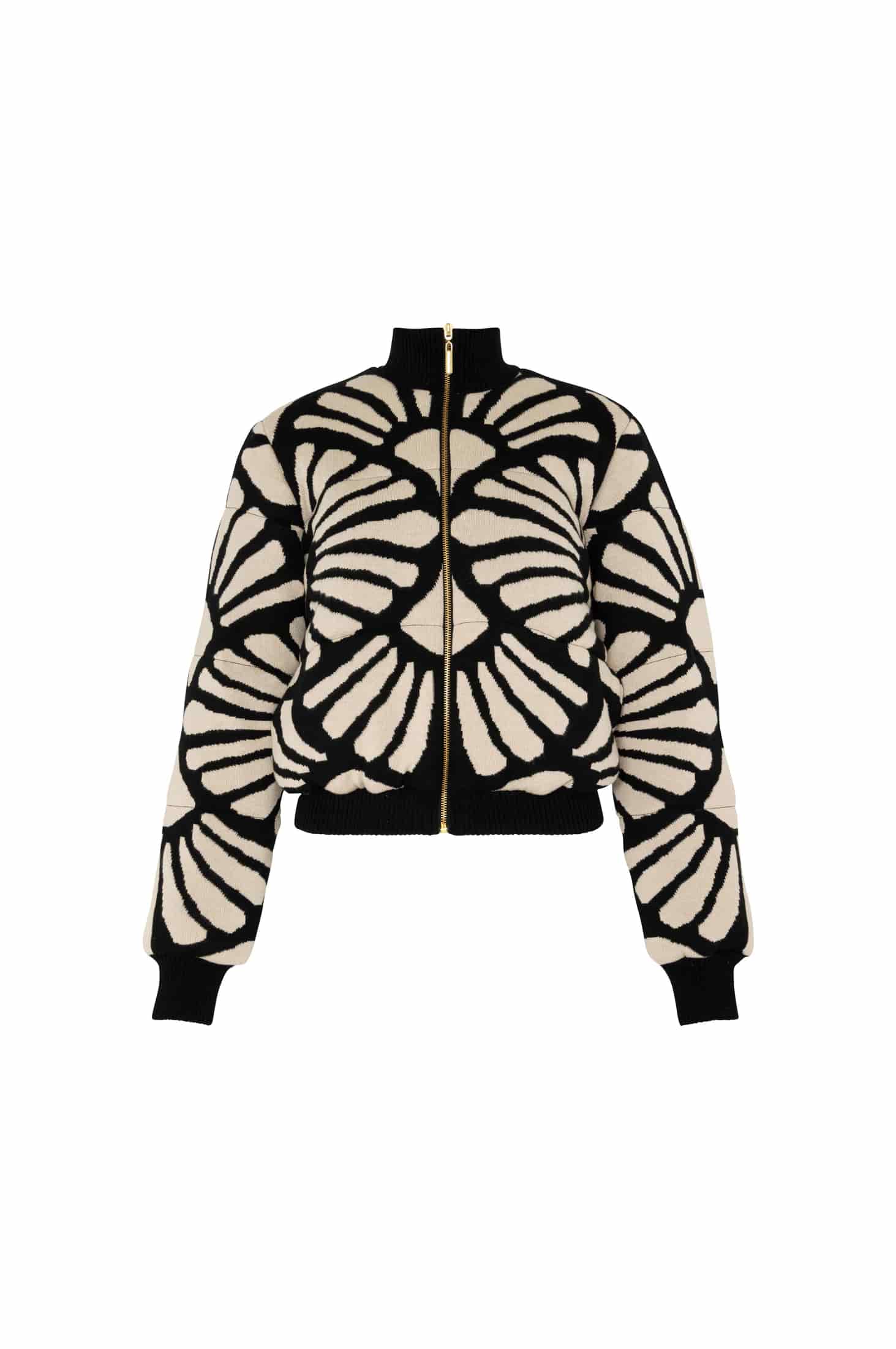 Bomber Jacket Venus Negro-Beige - miniatura 5