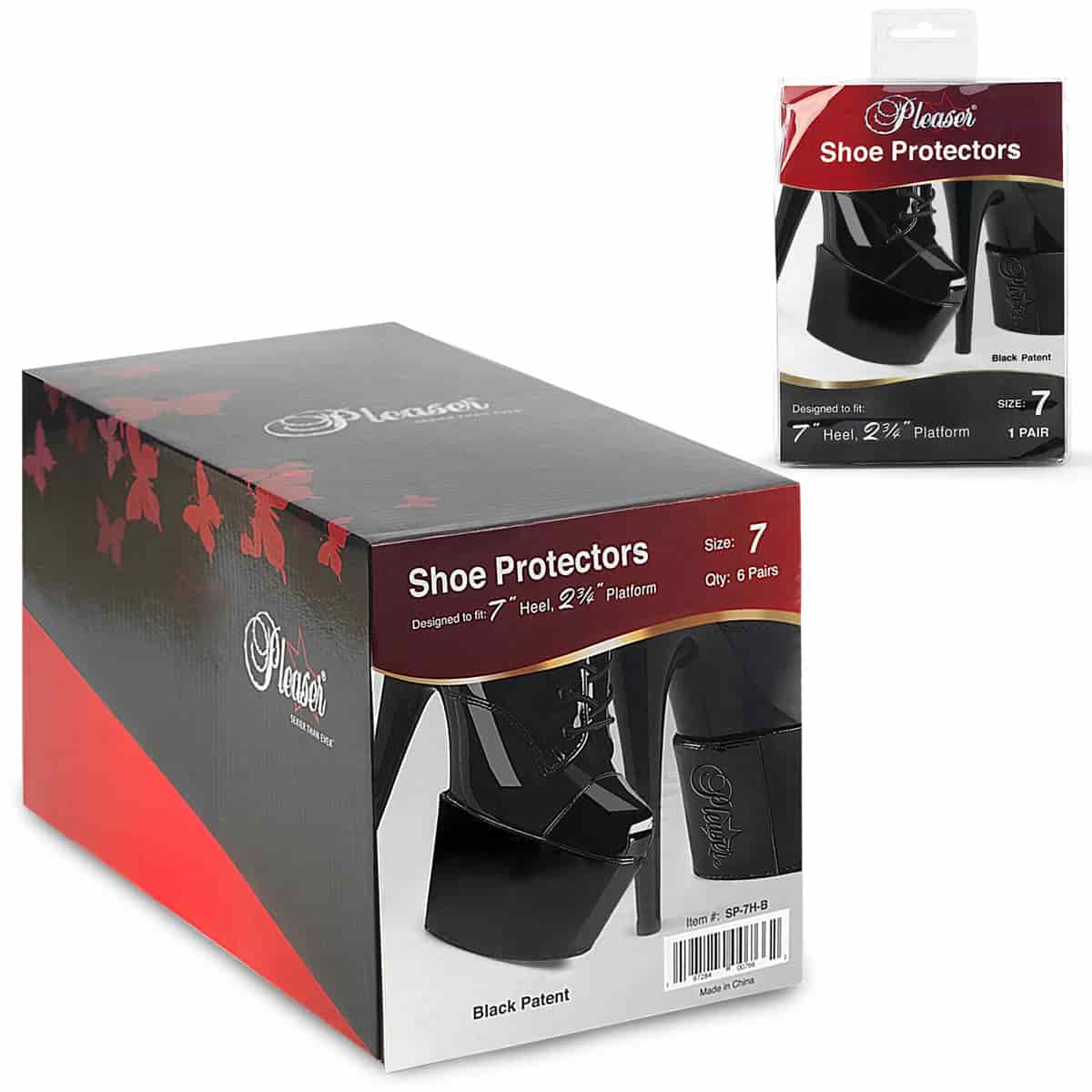 Protectores de Tacón Pleaser – Cuida tu Inversión – [Talla 38- 20CM] SP-7H/8H-B - miniatura 2