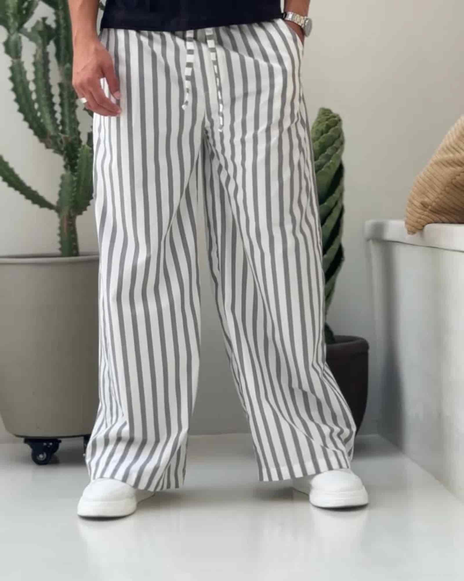 Pant bari grey lines - miniatura 3