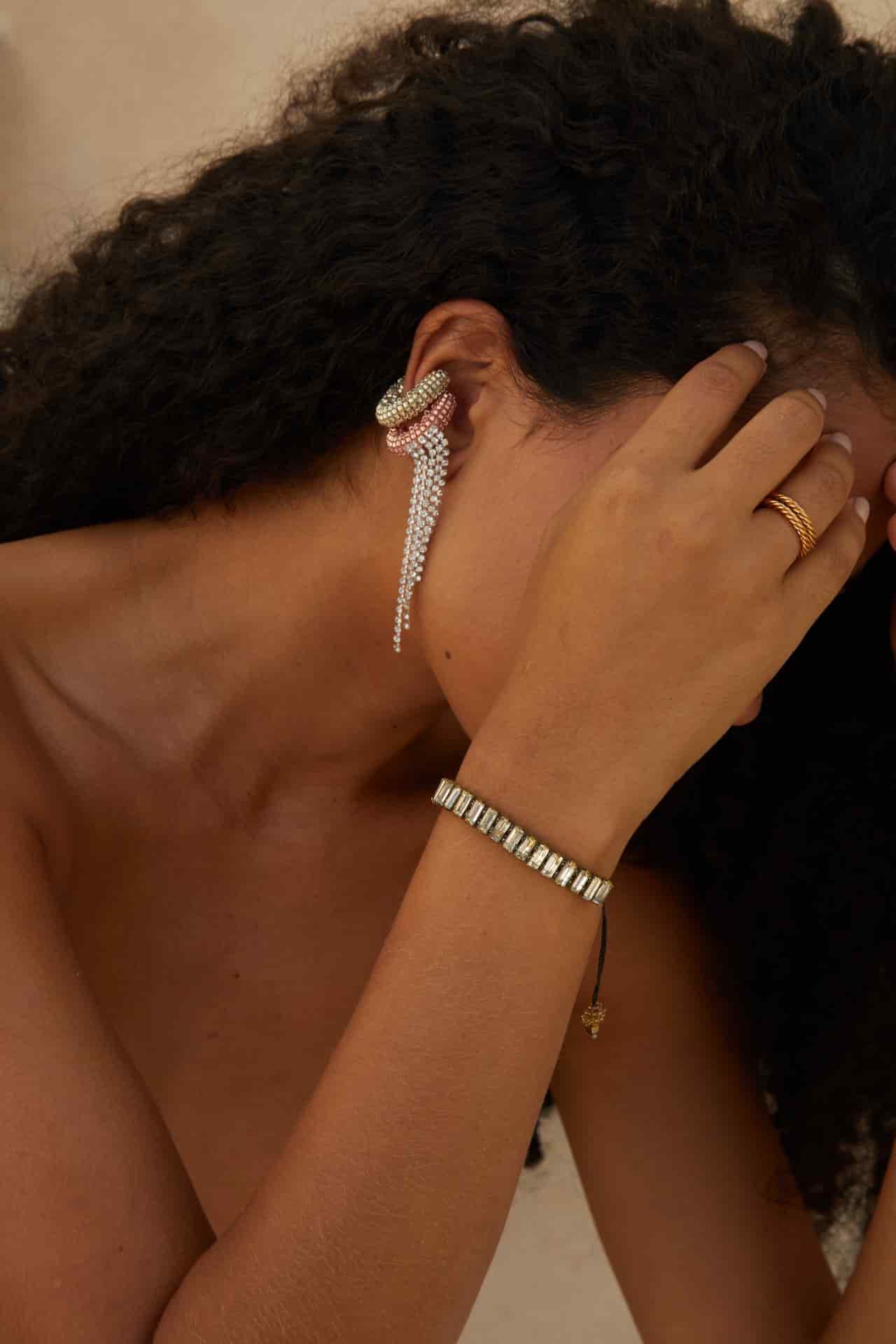La Grace Silver & Gold Earcuff - miniatura 3