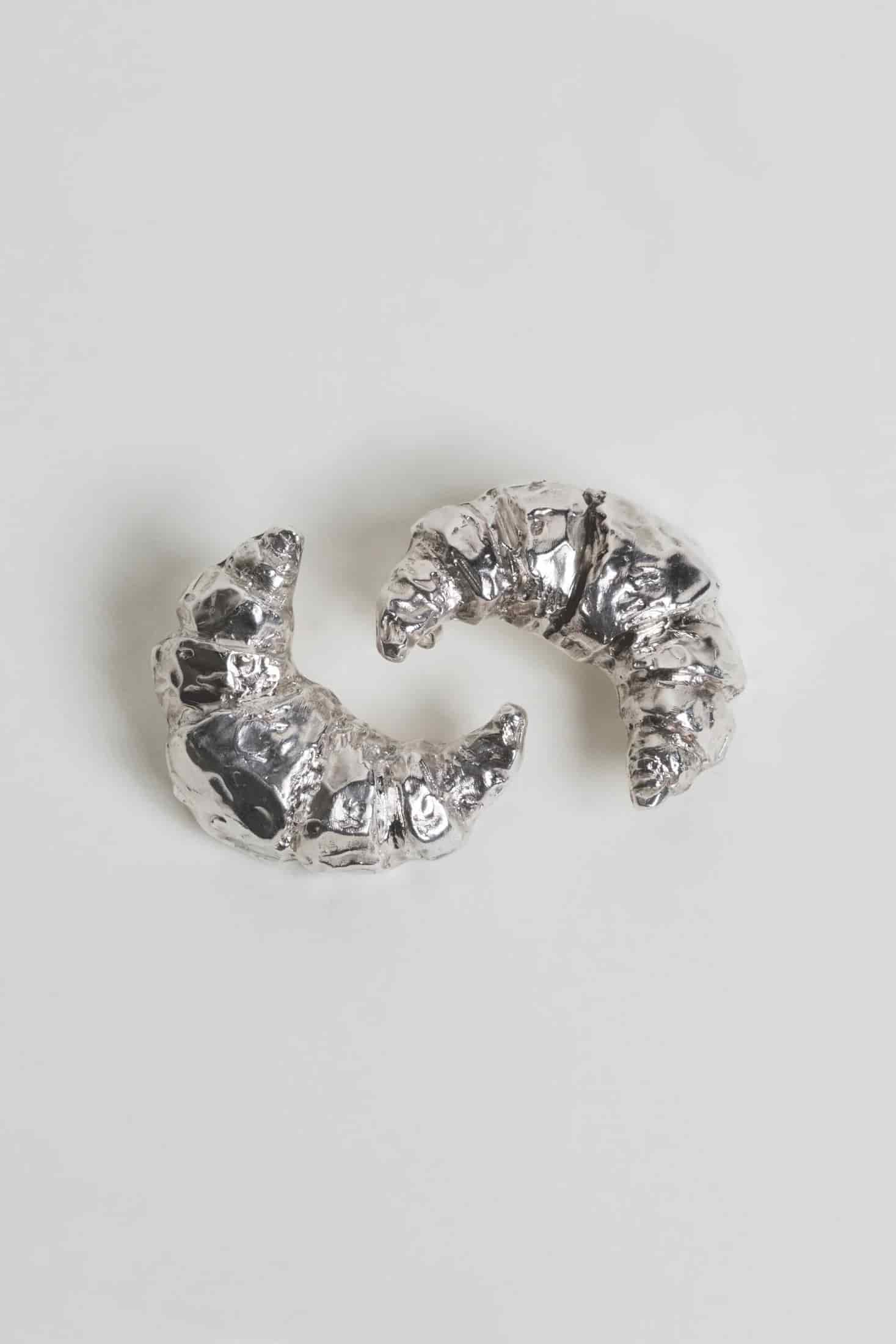 MAXI CROISSANT EARRINGS - miniatura 2