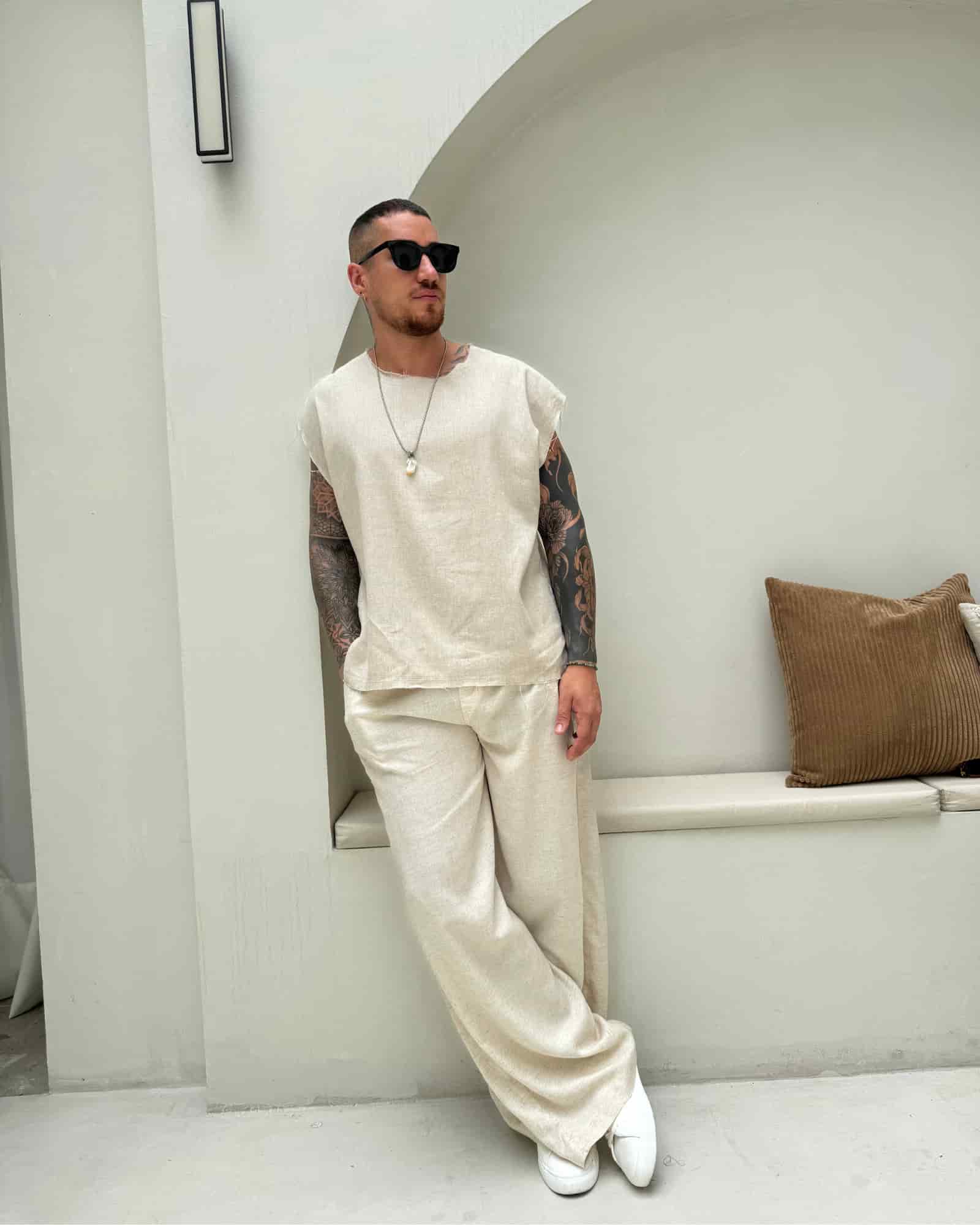 Pant bari beige - miniatura 2