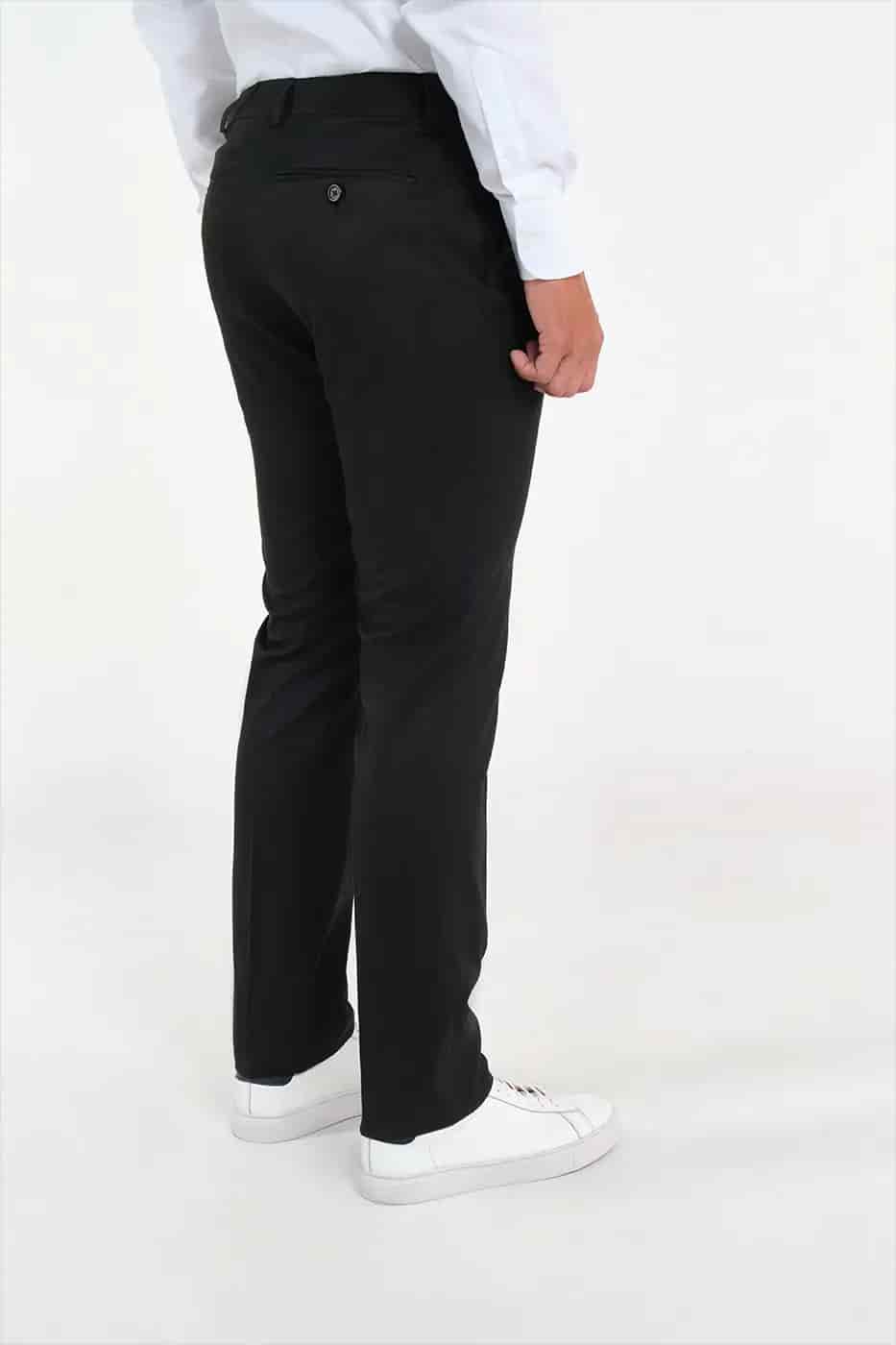 Traje Slim Fit Paño Negro - miniatura 7