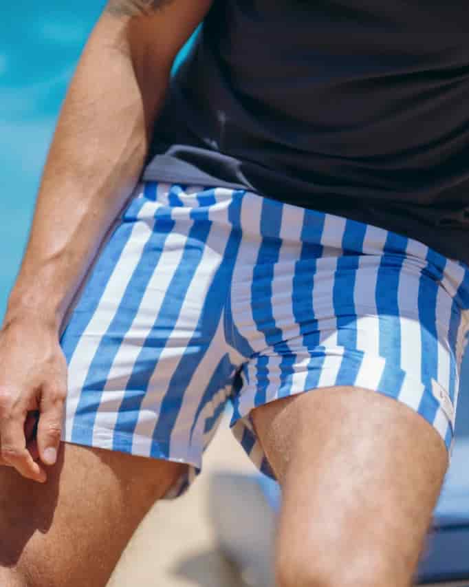 Pantaloneta rayas Azul - miniatura 2