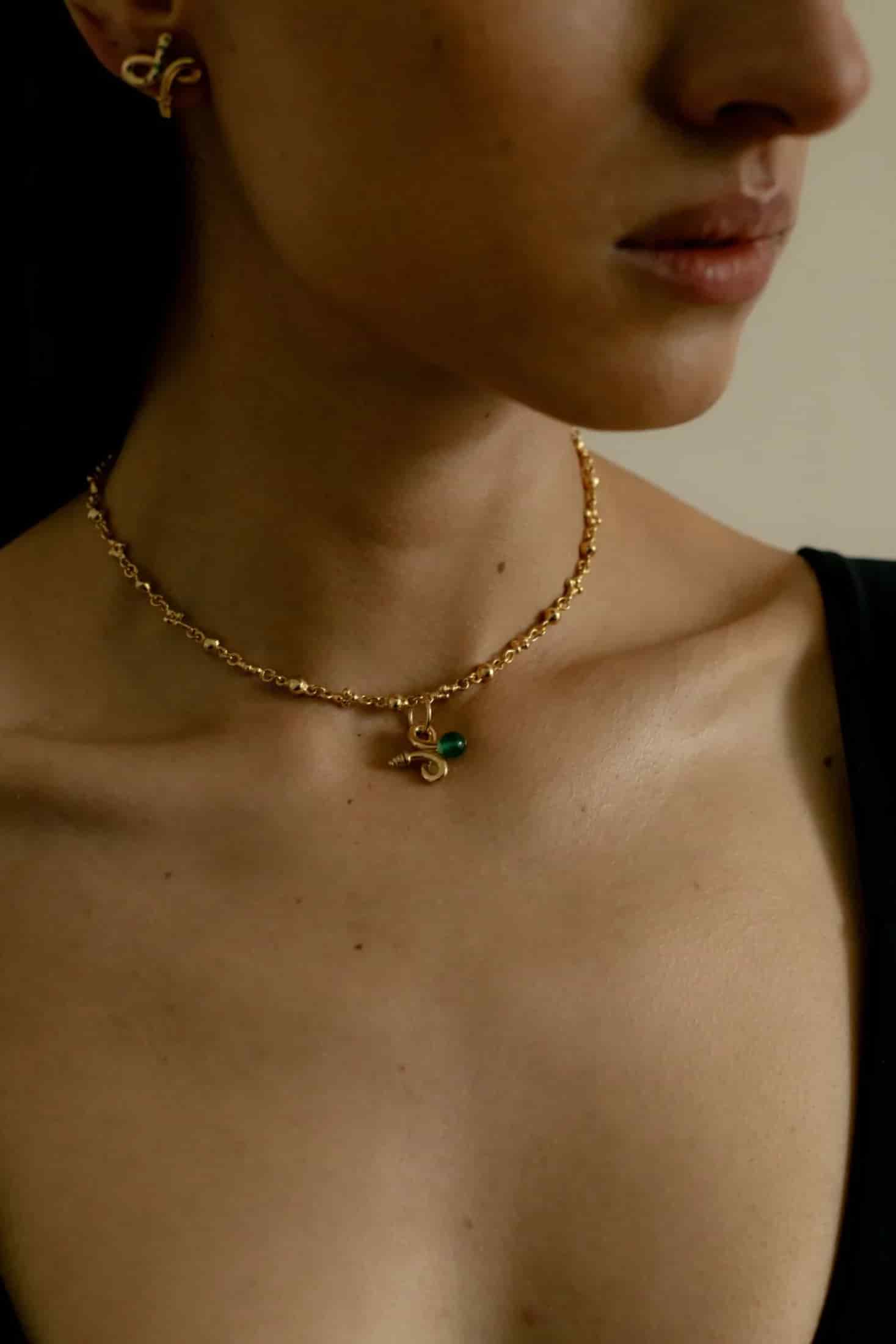 Aspid Pendant Cornalina Gold - miniatura 3