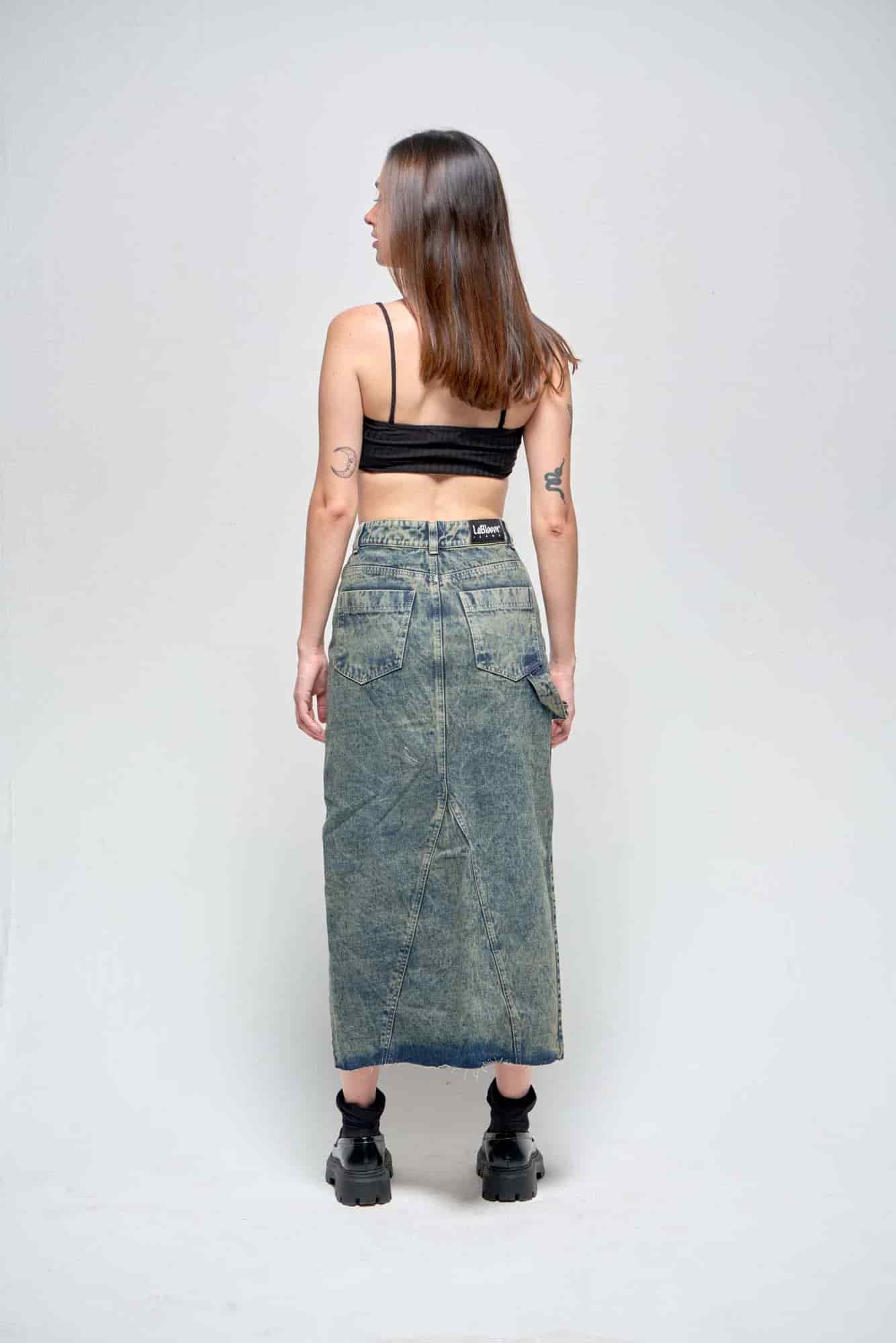 LAYLA DENIM SKIRT - miniatura 24