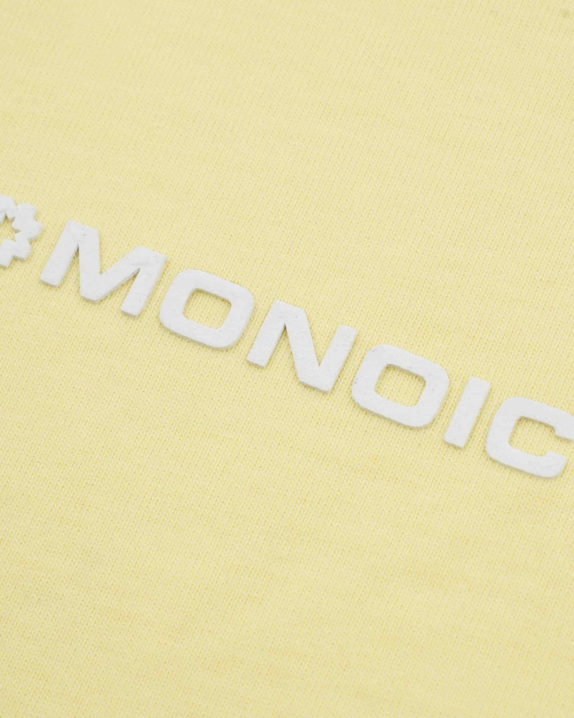Camiseta Oversized Básica V3 - Amarillo Pastel - miniatura 3