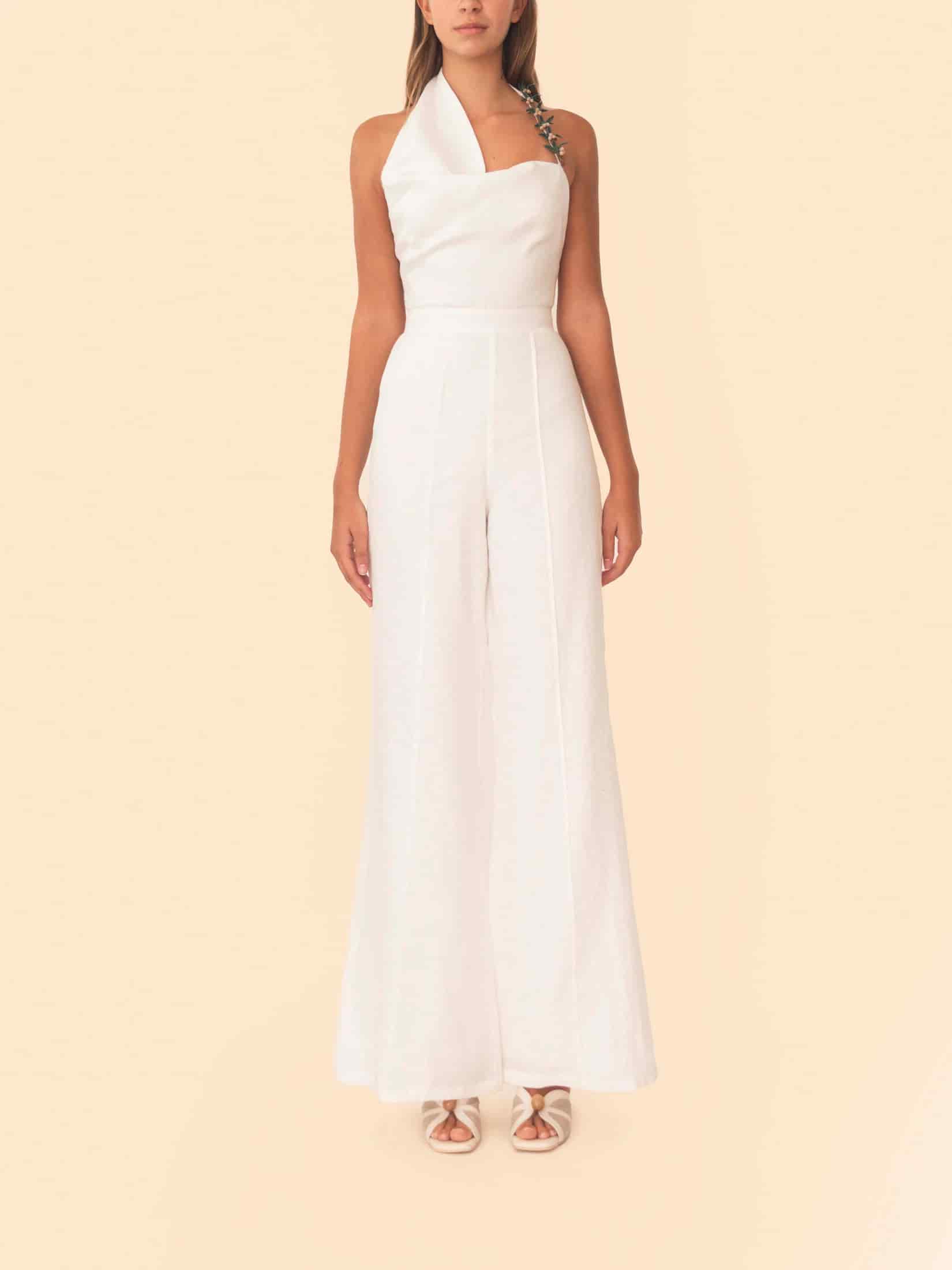 ZANE JUMPSUIT IVORY - miniatura 1