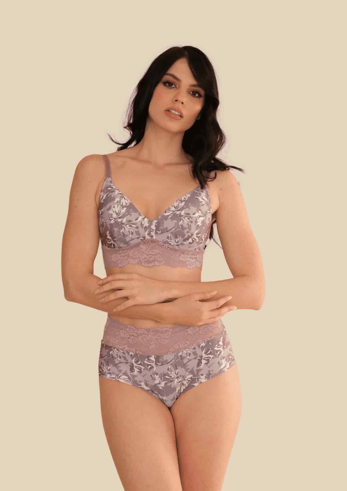 Brasier Cubrimiento alto triangular - miniatura 1
