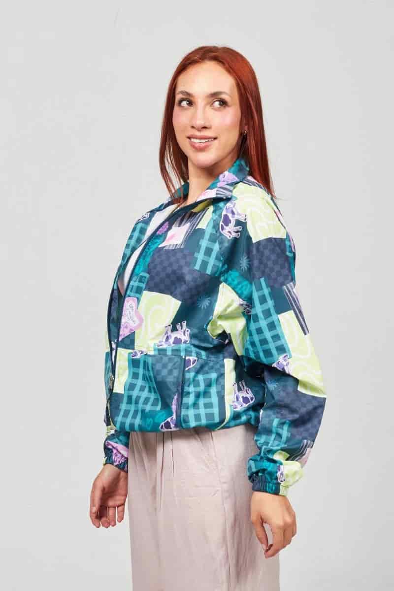 Chaqueta Rompevientos Verde Ensueños - miniatura 5