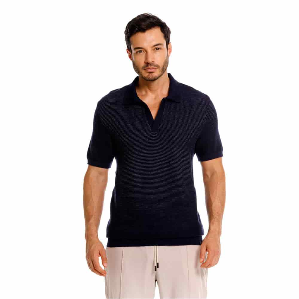 CAMISETA POLO MENDOZA AZUL - miniatura 2