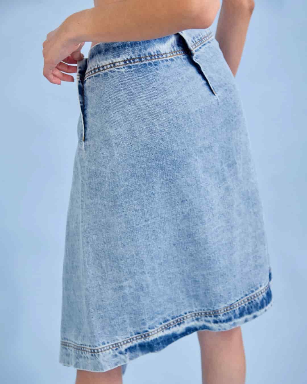 Falda CANELÓN AZUL FROSTED - miniatura 9