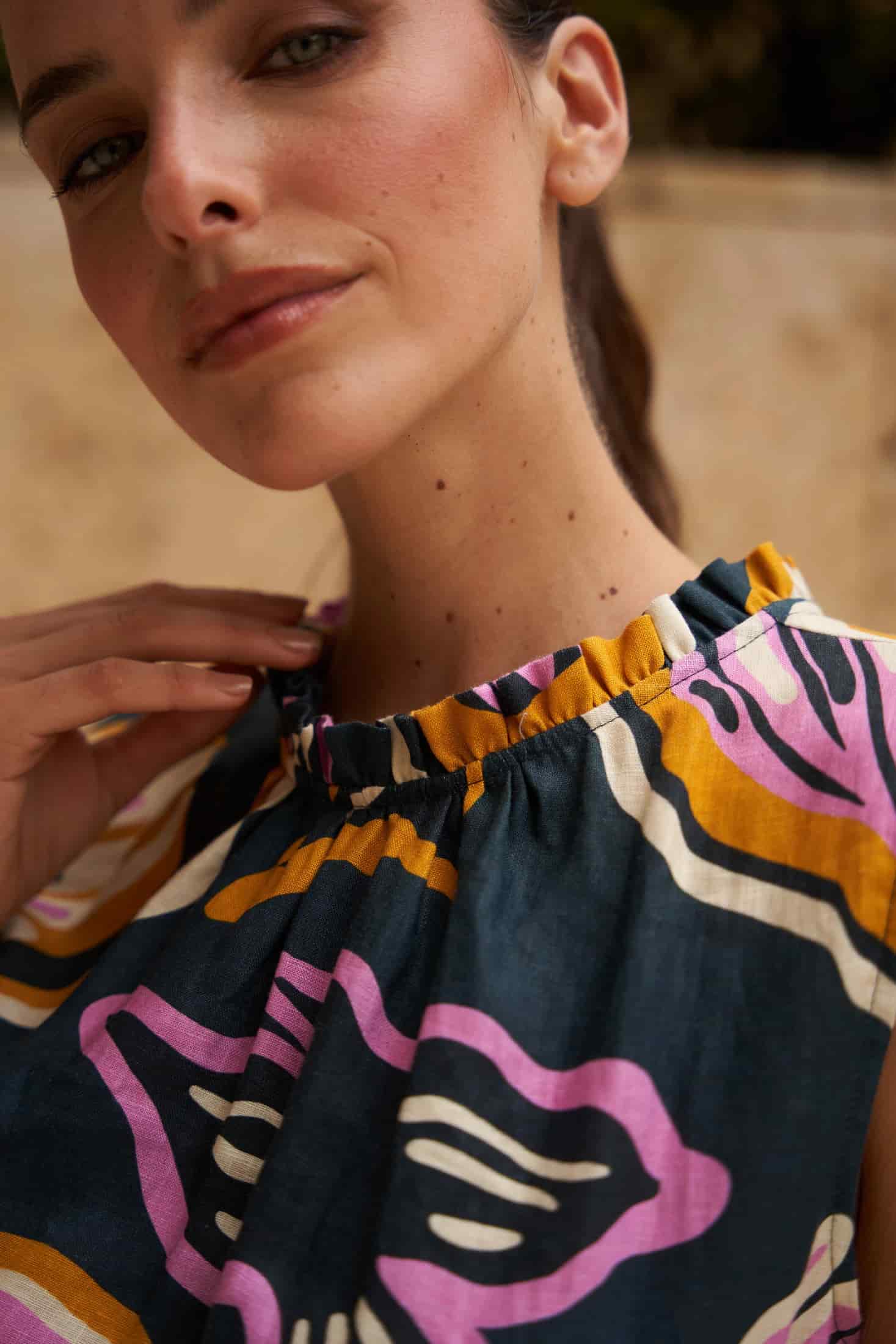 Vestido Santorini Morado - miniatura 3