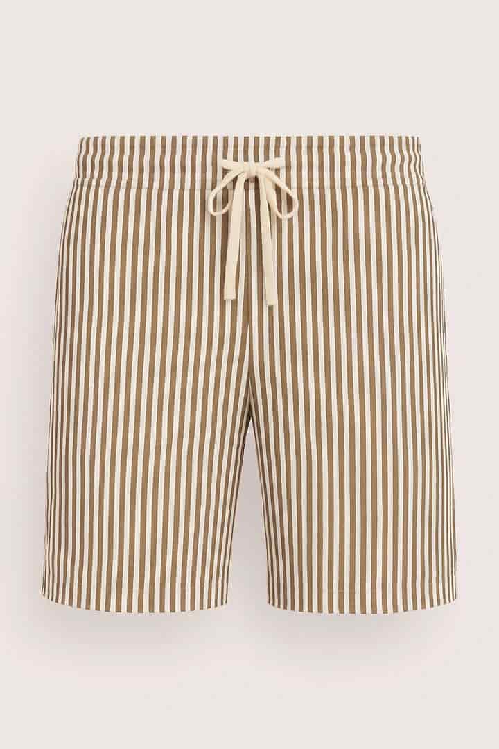 Short rayas blanco y café - miniatura 2