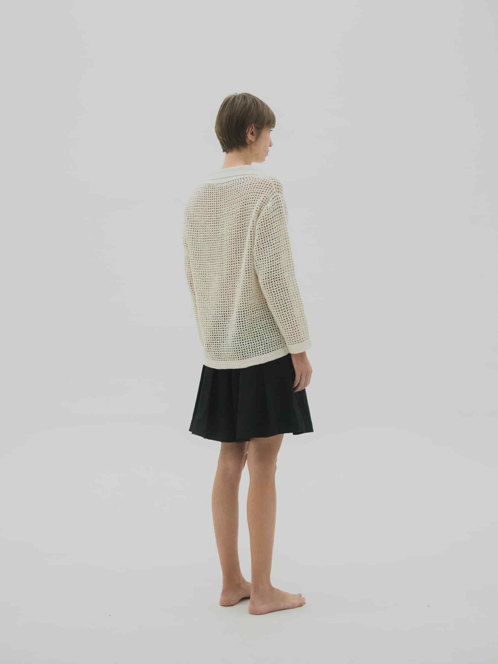 Camisa tejida en crochet Mujer - miniatura 2